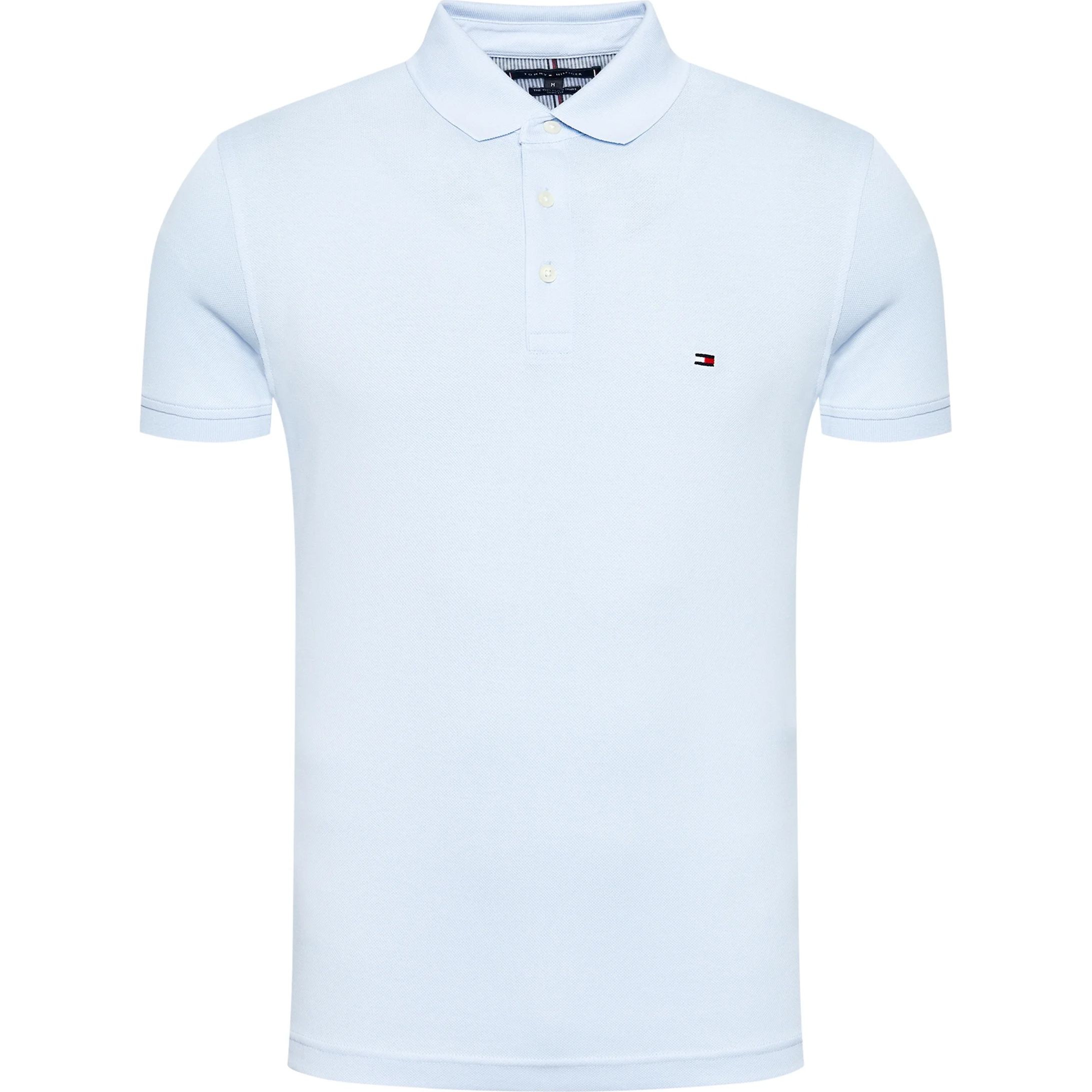 TOMMY HILFIGER Polo marškiniai trumpos rank. vyrams, Mėlyna, 1985 slim polo 1