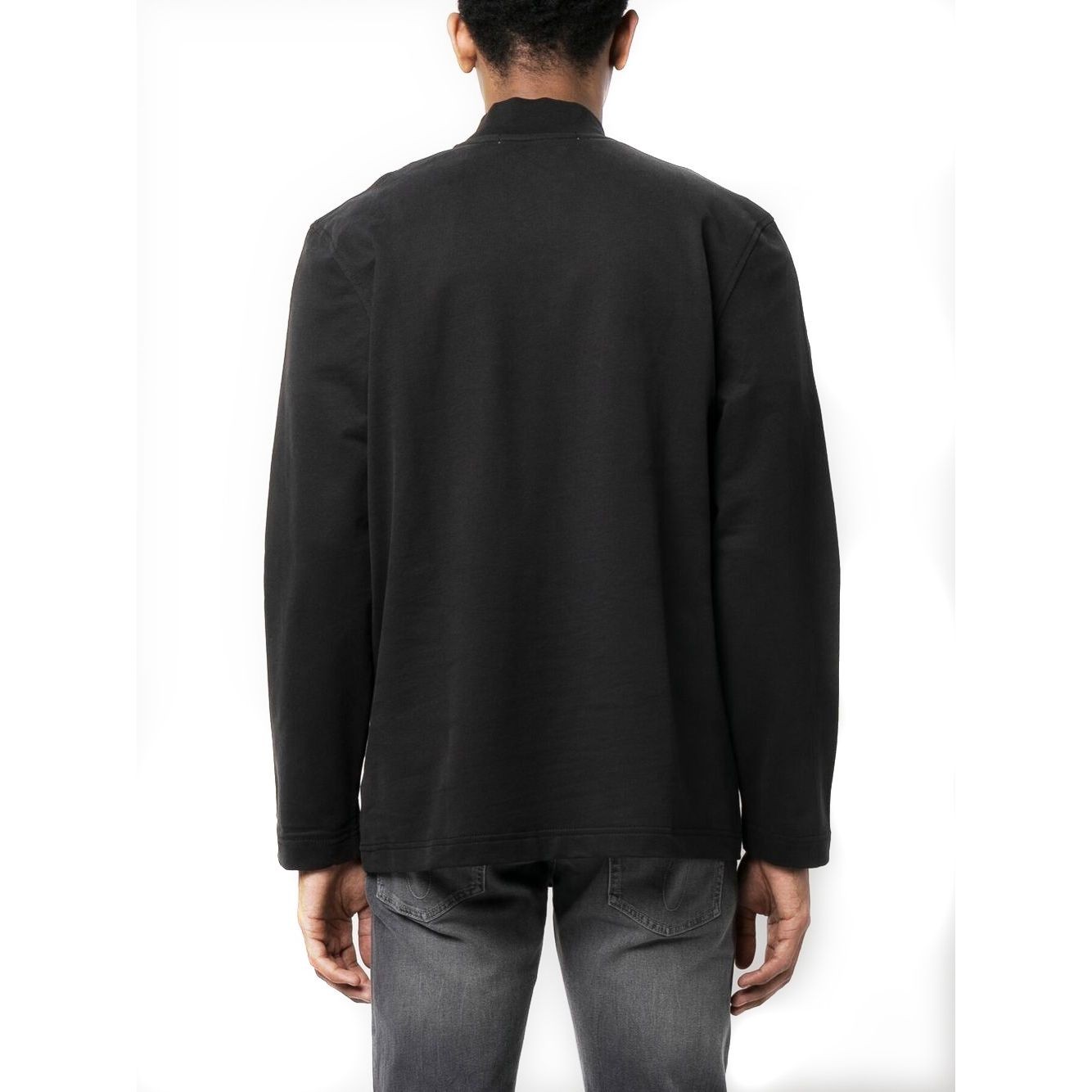 CALVIN KLEIN JEANS Sportinis nertinis vyrams, Juoda, Stacked logo sweater 3