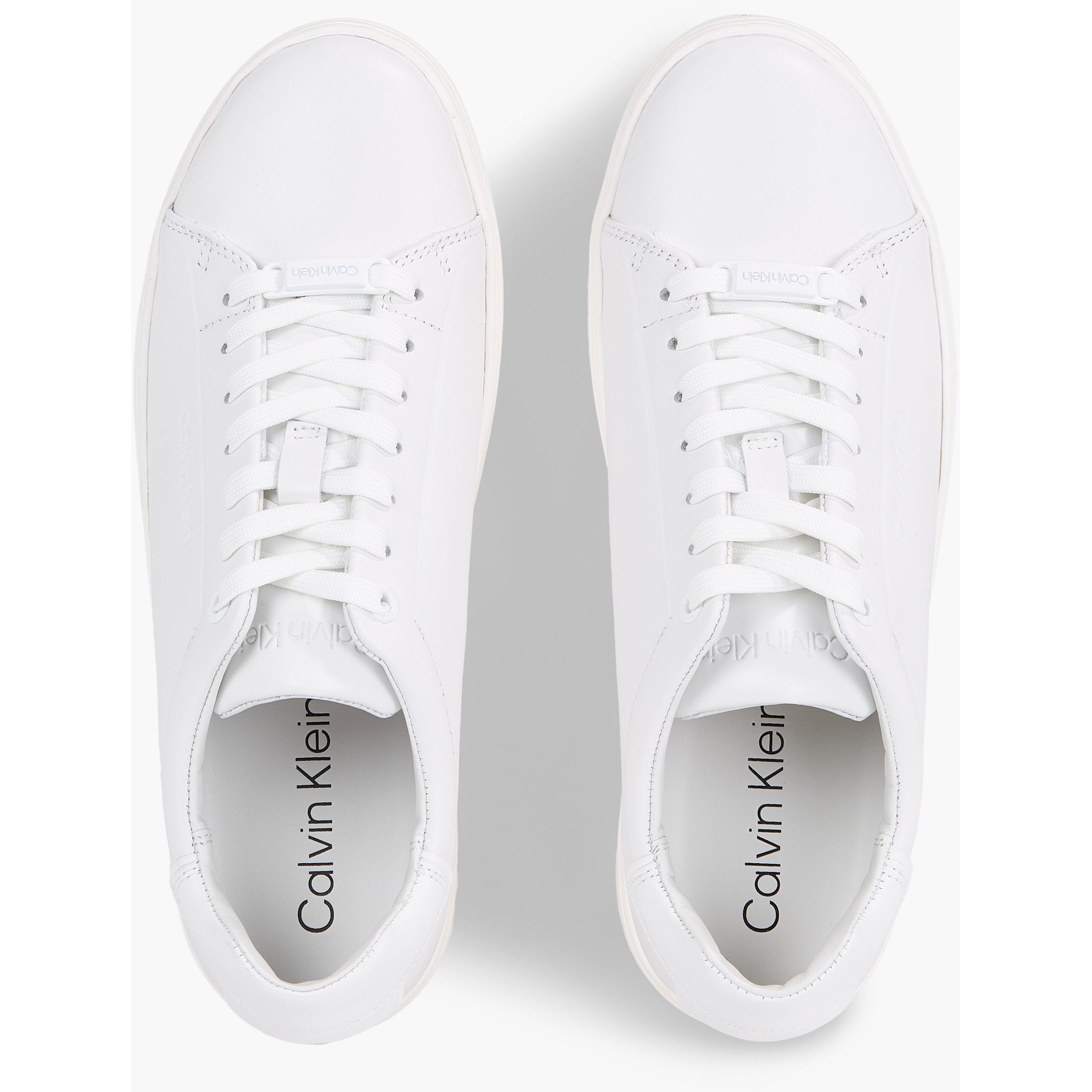 CALVIN KLEIN Laisvalaikio bateliai moterims, Balta, Clean cupsole lace up leisure 4