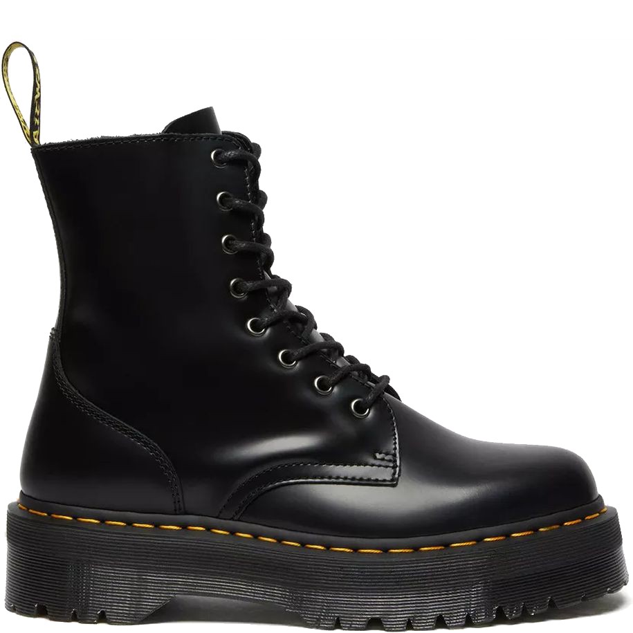 DR. MARTENS Aulinukai, Juoda, Jadon Polished Smooth Booties 2