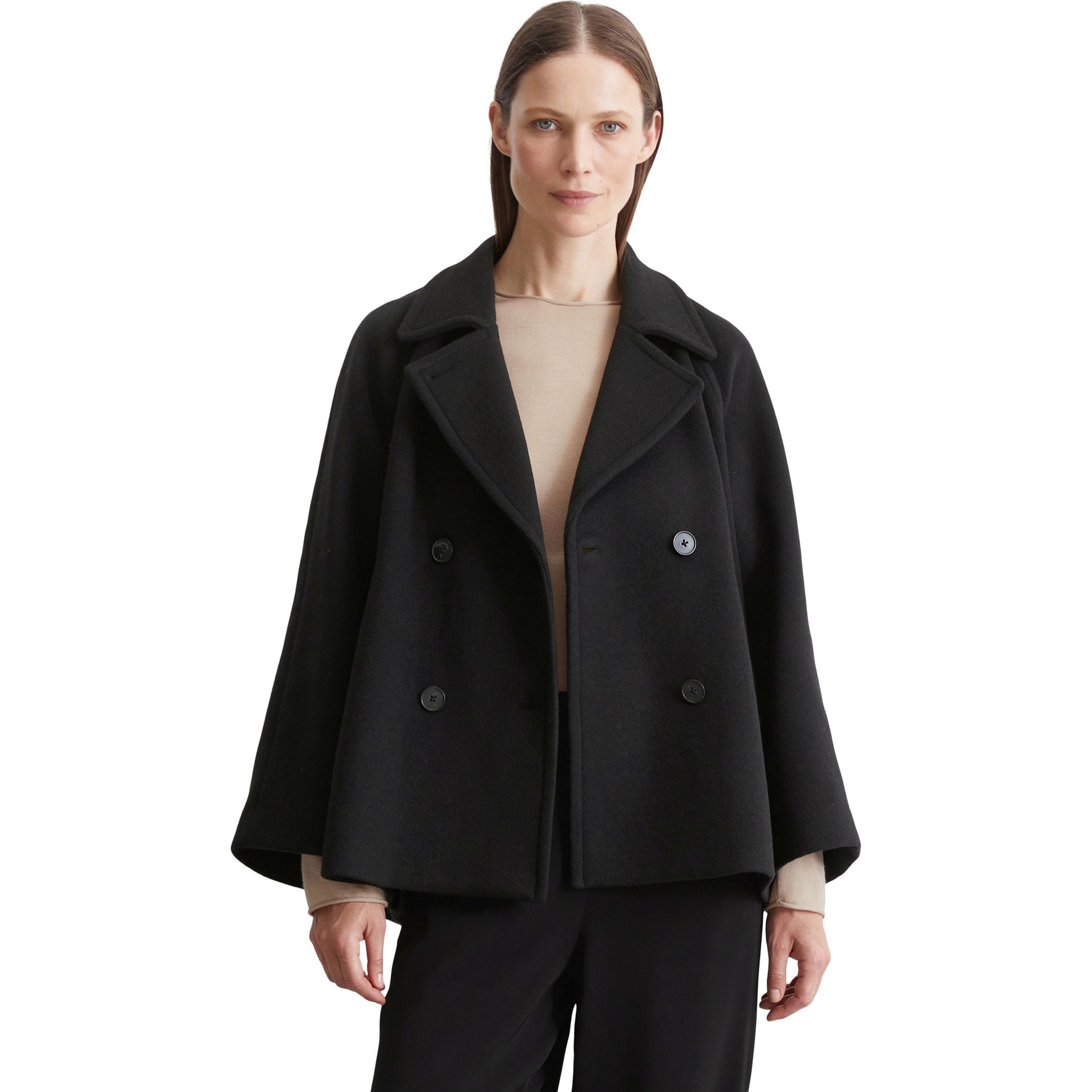 MARC O'POLO Paltas moterims, Juoda, Coats 408008470375 2