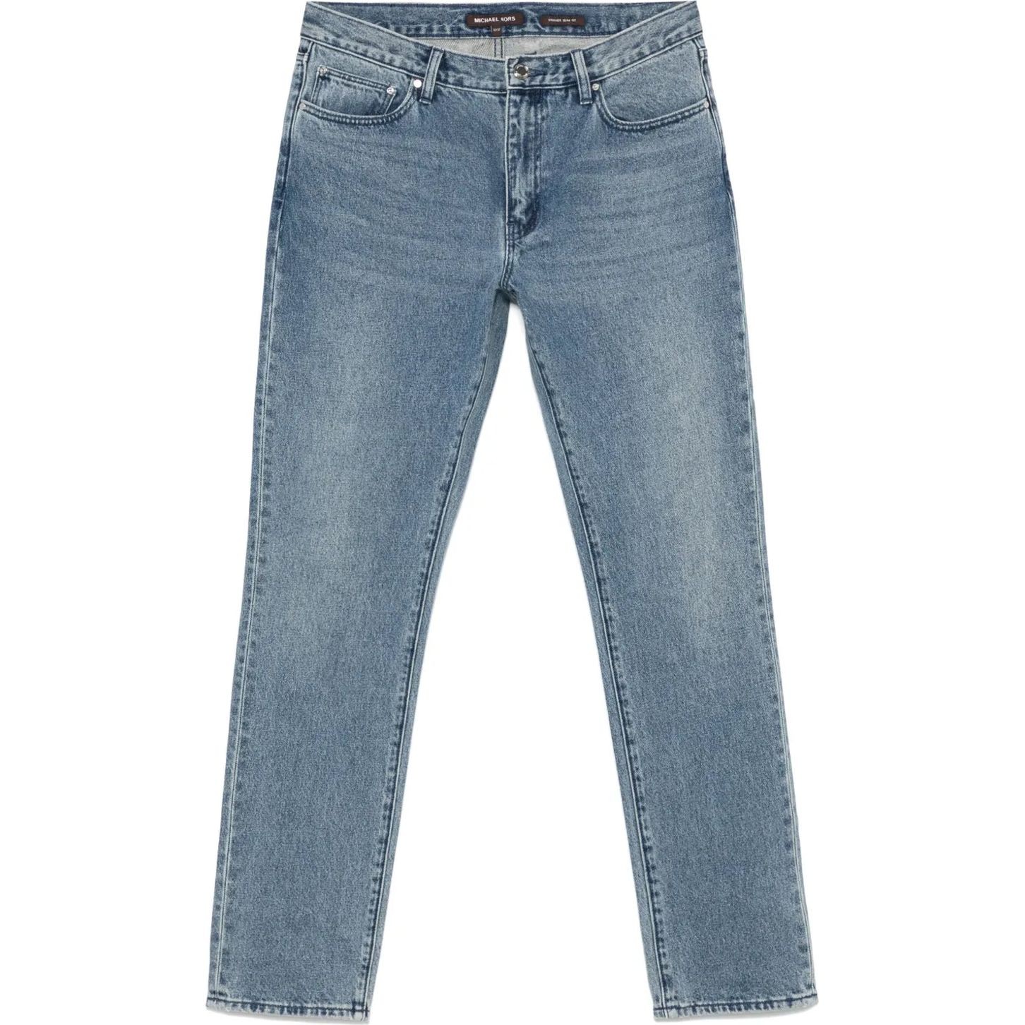 MICHAEL KORS Tiesūs džinsai vyrams, Mėlyna, Parker rigid indigo jean