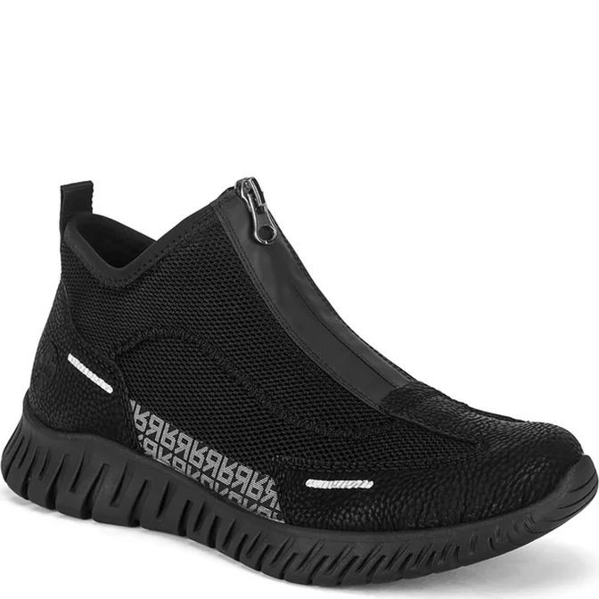 RIEKER Laisvalaikio bateliai moterims, Juoda, Ladies short boots 1