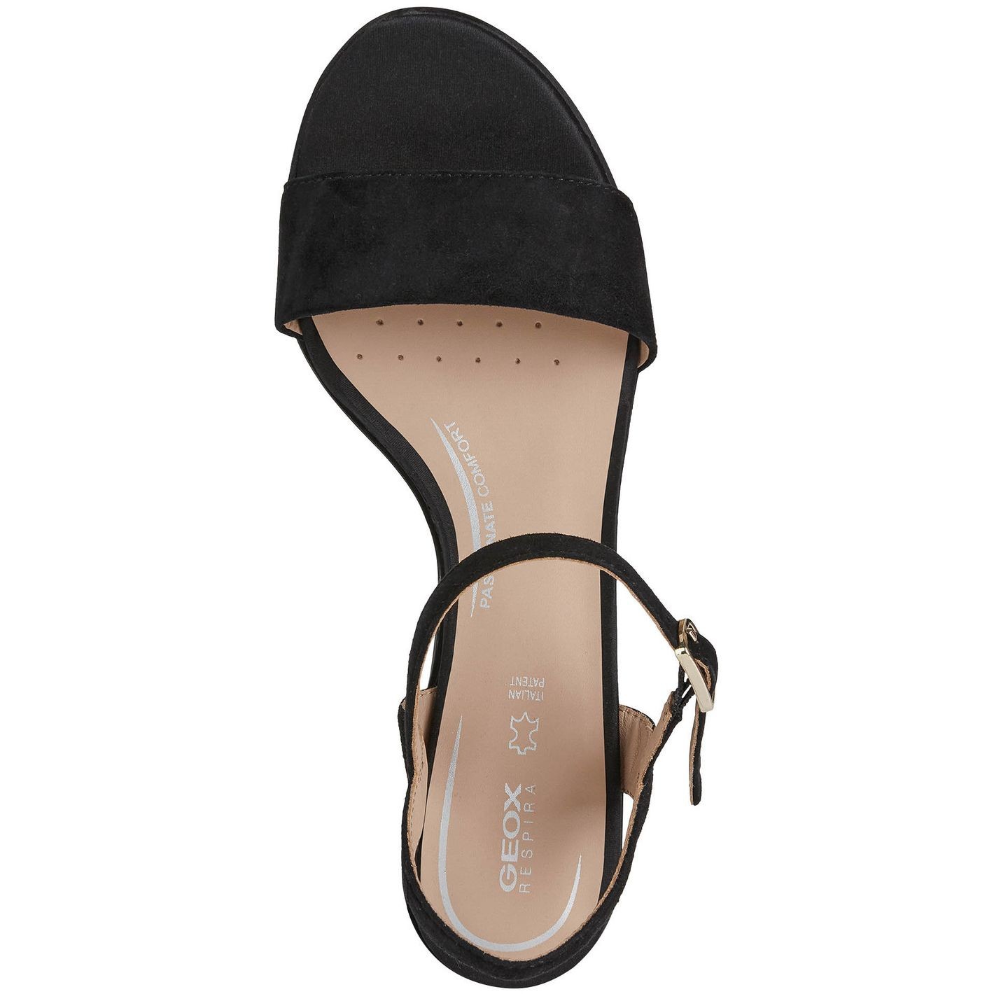 GEOX Basutės moterims, Juoda, AURELY 50 SANDALS 5