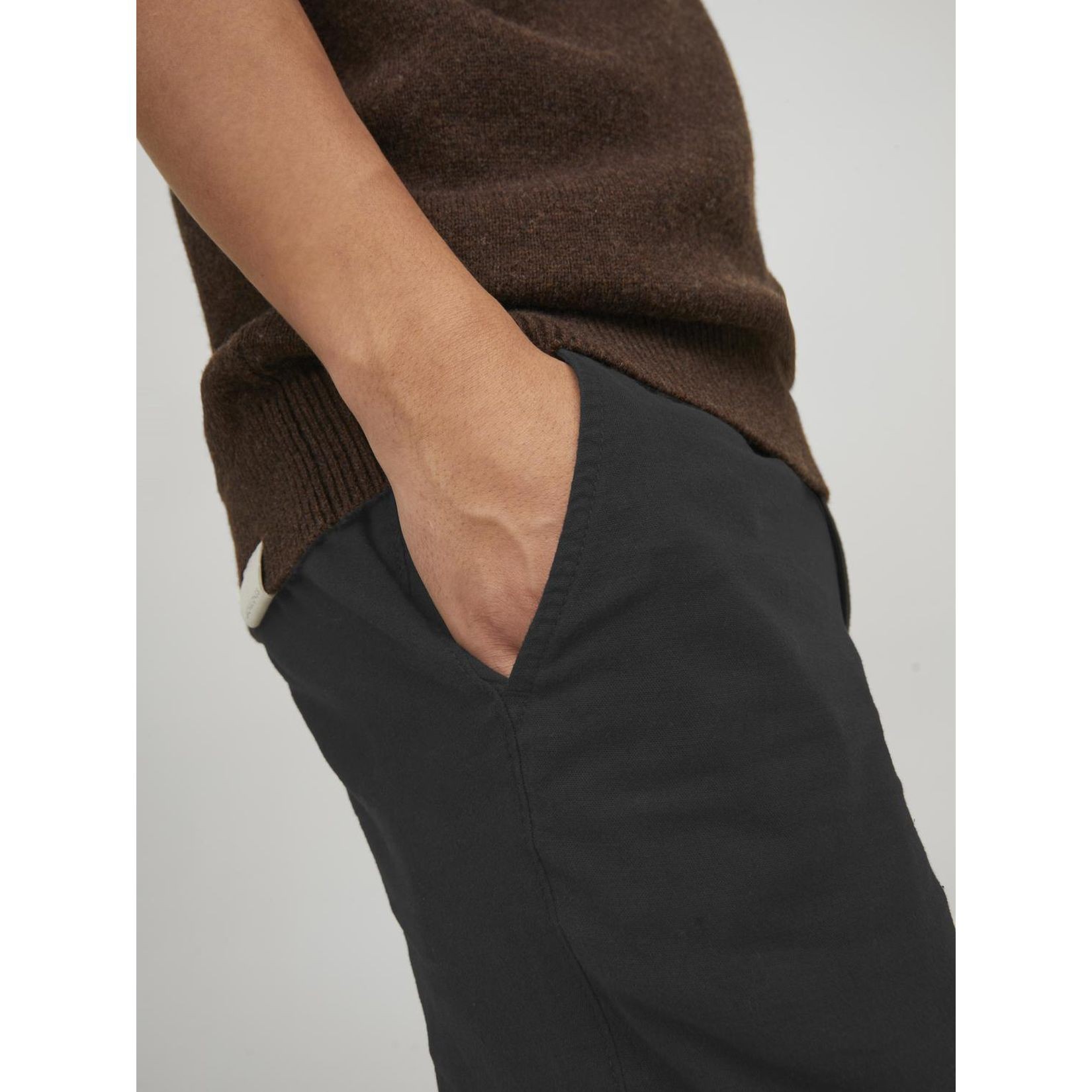 JACK & JONES Kelnės vyrams, Juoda, Jpstollie pants 6