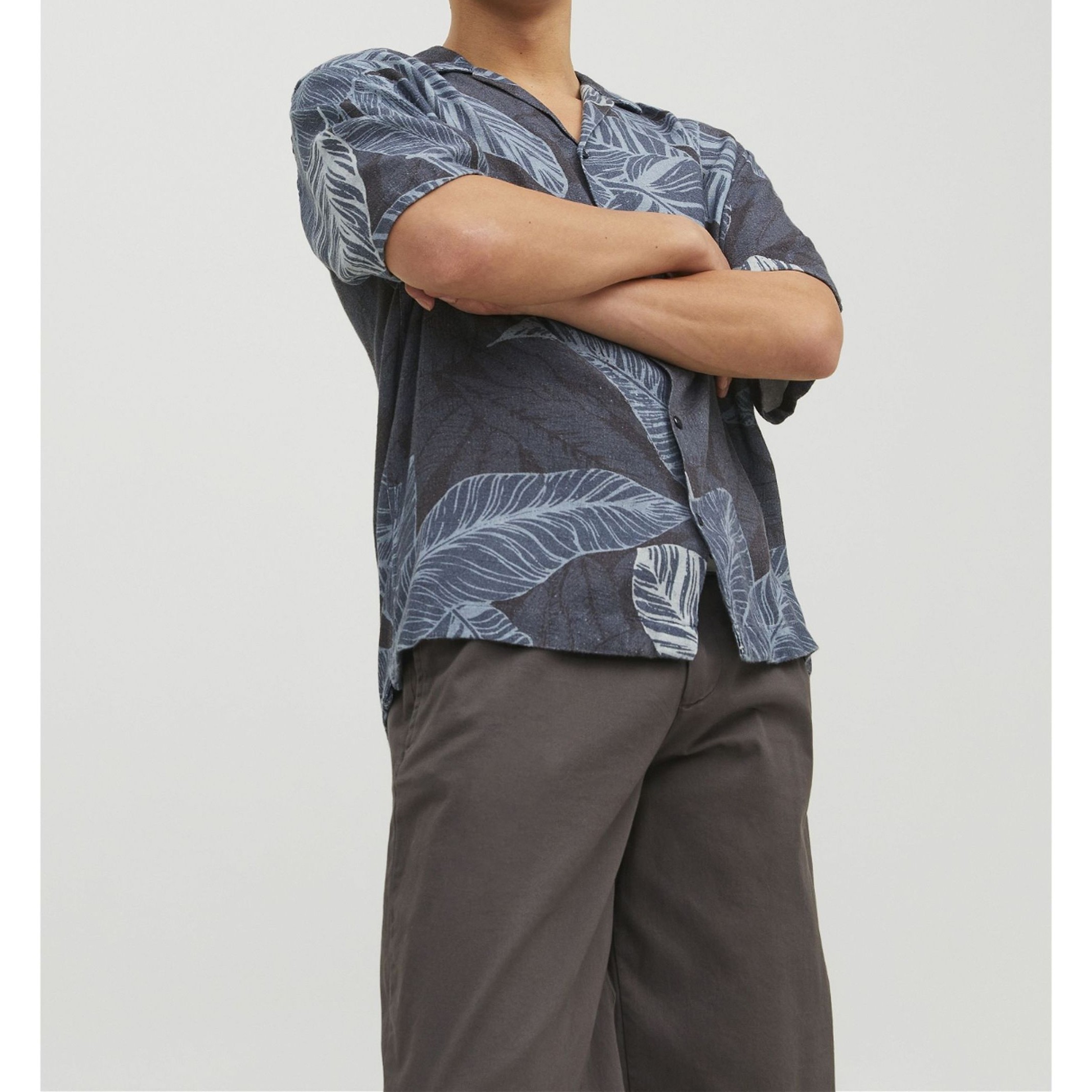 JACK & JONES Marškiniai vyrams, Violetinė, JPRBLUREX PRINT 2