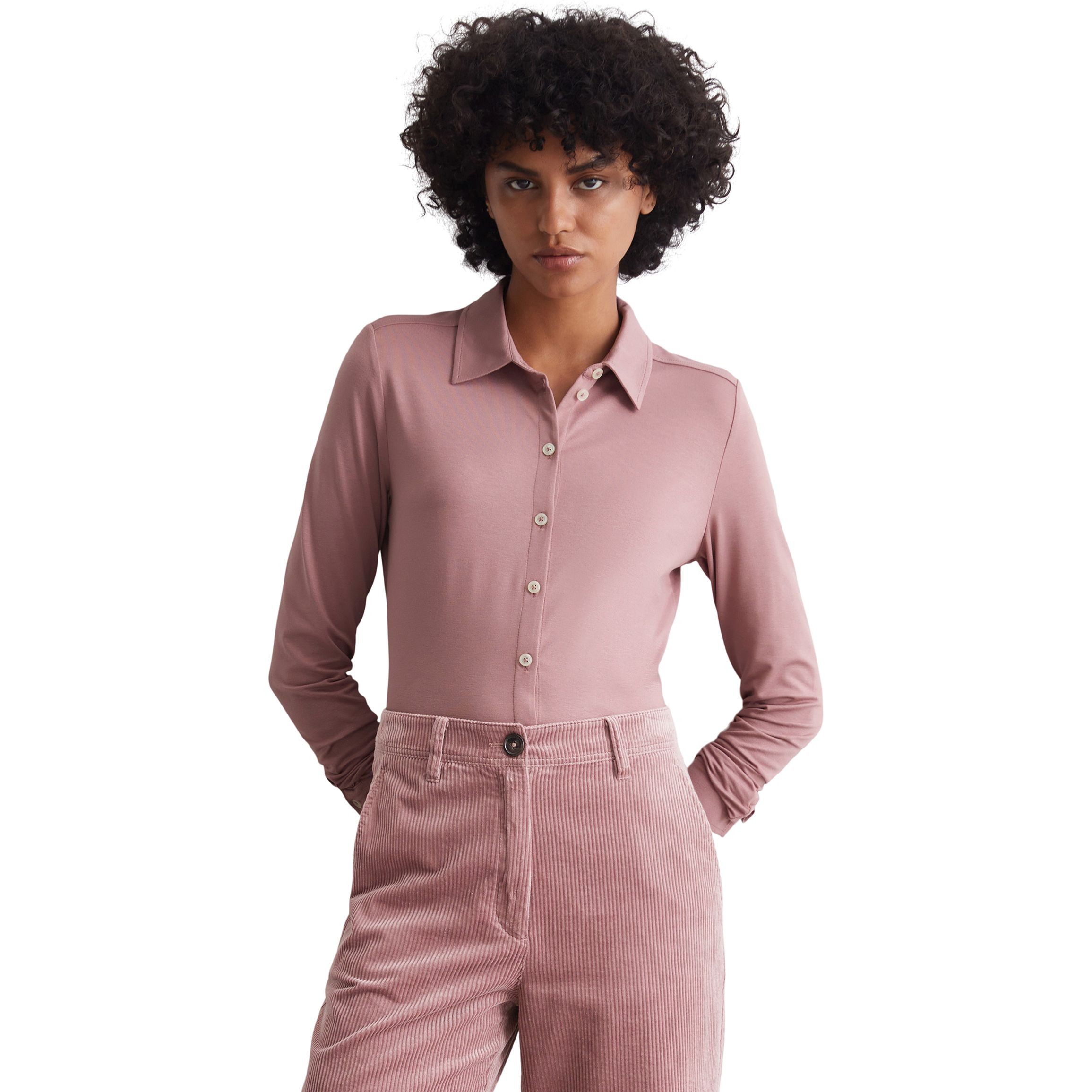 MARC O'POLO Marškiniai ilgomis rankovėmis moterims, Rožinė, Shirts lon M09205252505 2