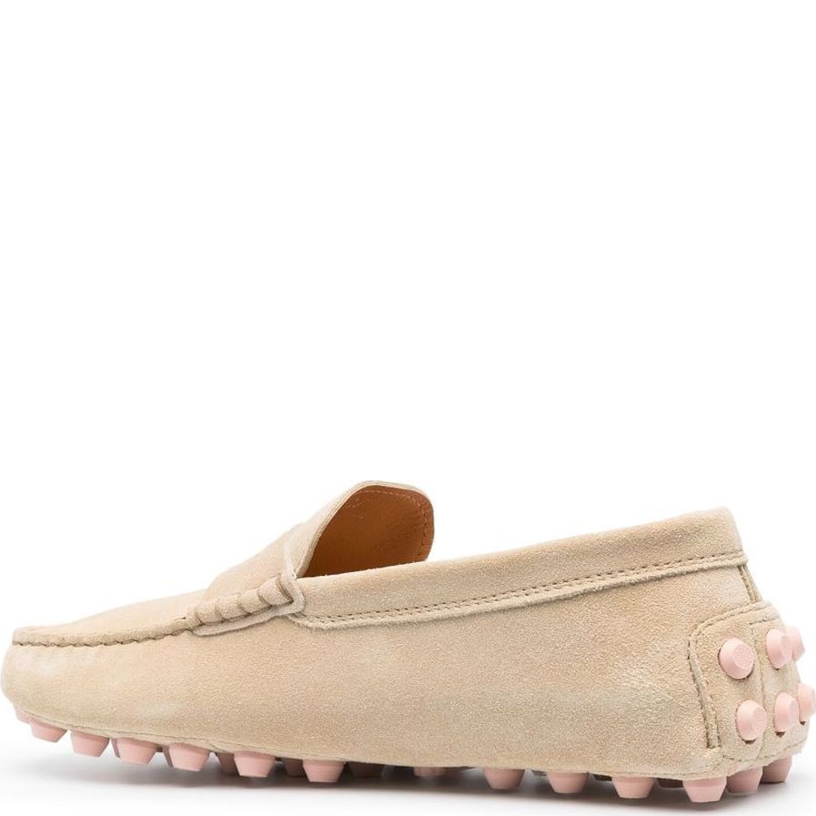 TODS Mokasinai moterims, Smėlio, Gommino bubble suede mocasins 3
