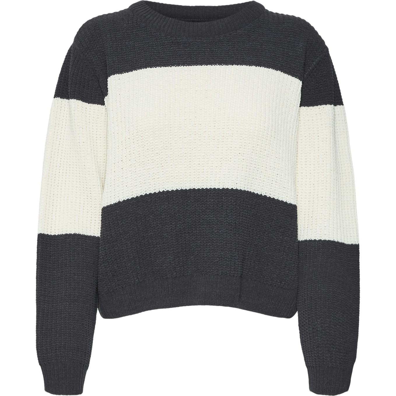 VERO MODA Megztinis moterims, Marga, Agate block o-neck pullover 1