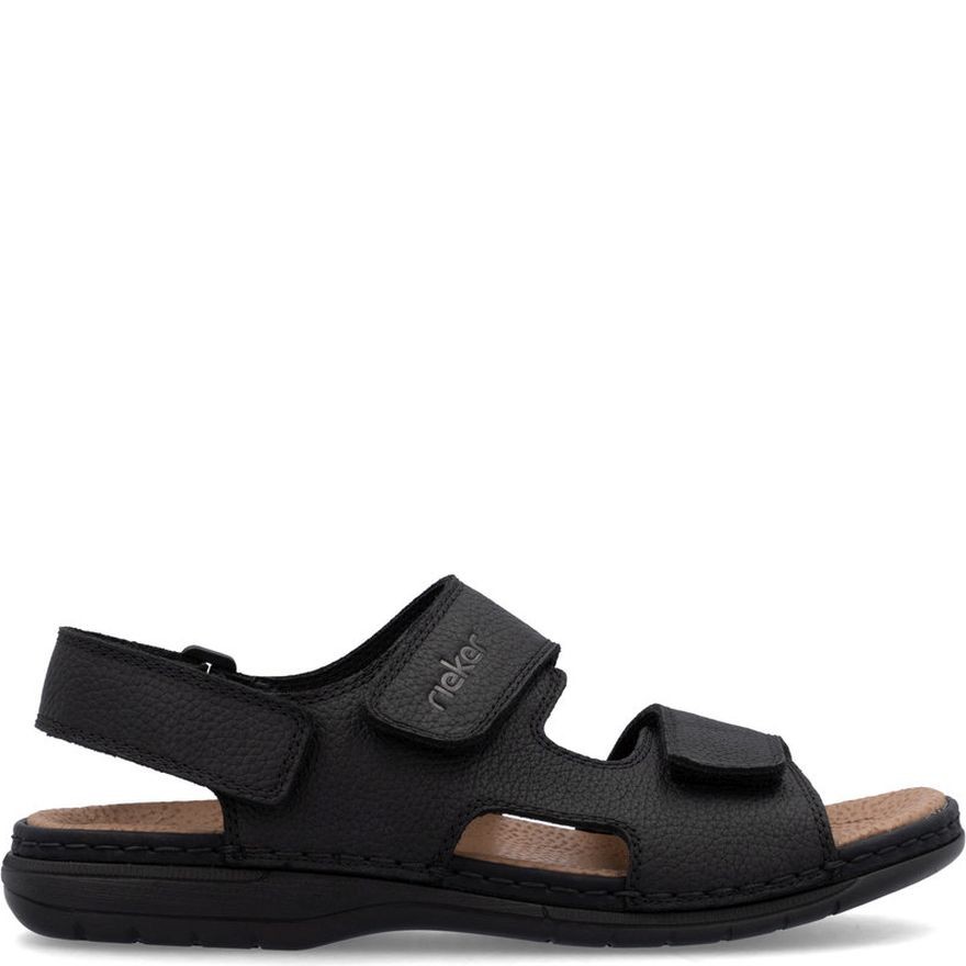 RIEKER Basutės vyrams, Juoda, Sandals 2