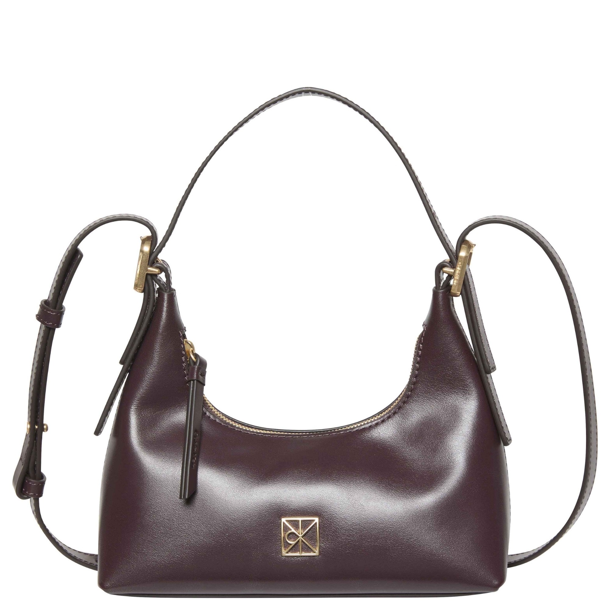 CALVIN KLEIN Rankinė per petį moterims, Raudona, emblem mini shoulder bag 1