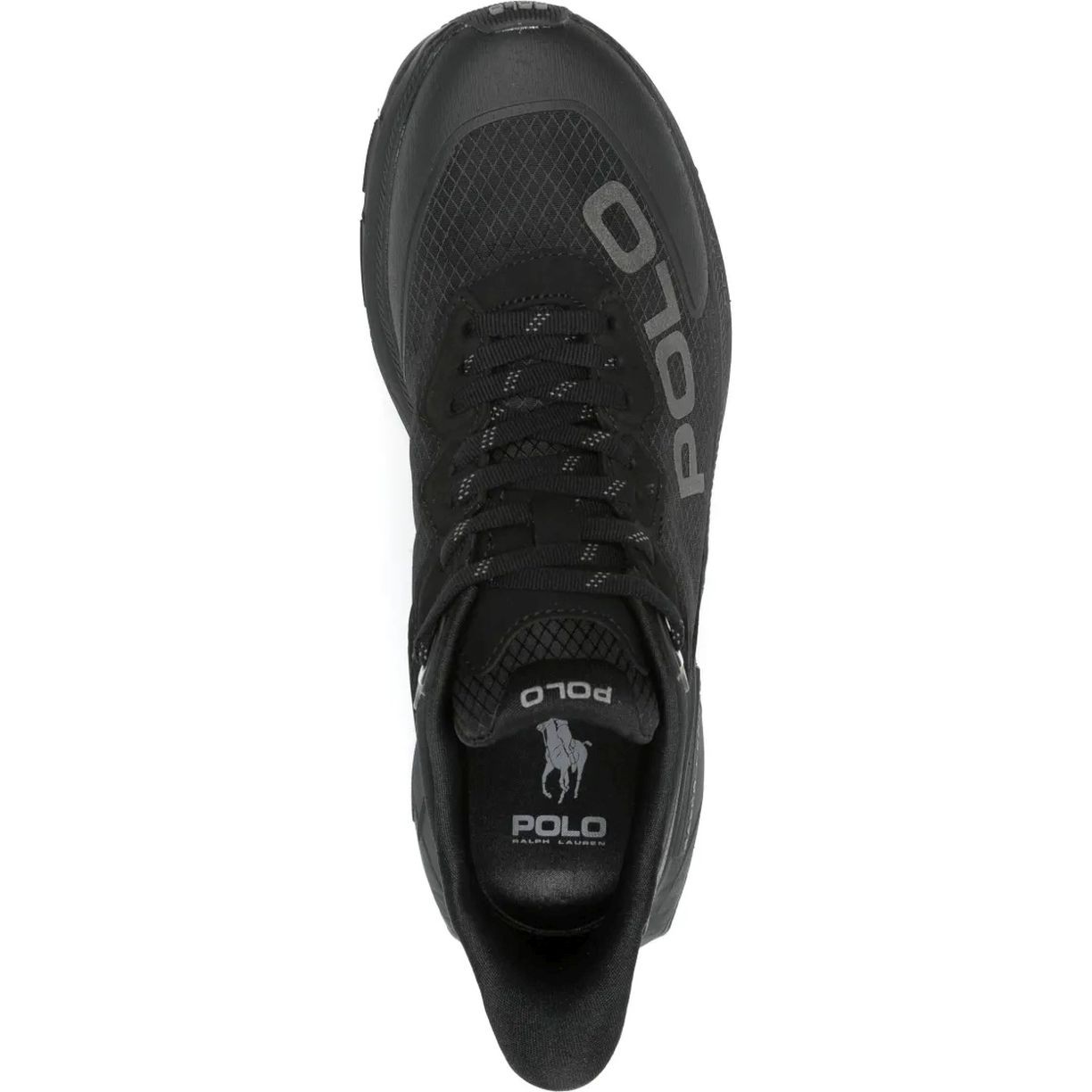 POLO RALPH LAUREN Laisvalaikio bateliai vyrams, Juoda, Court blade-sneakers 4