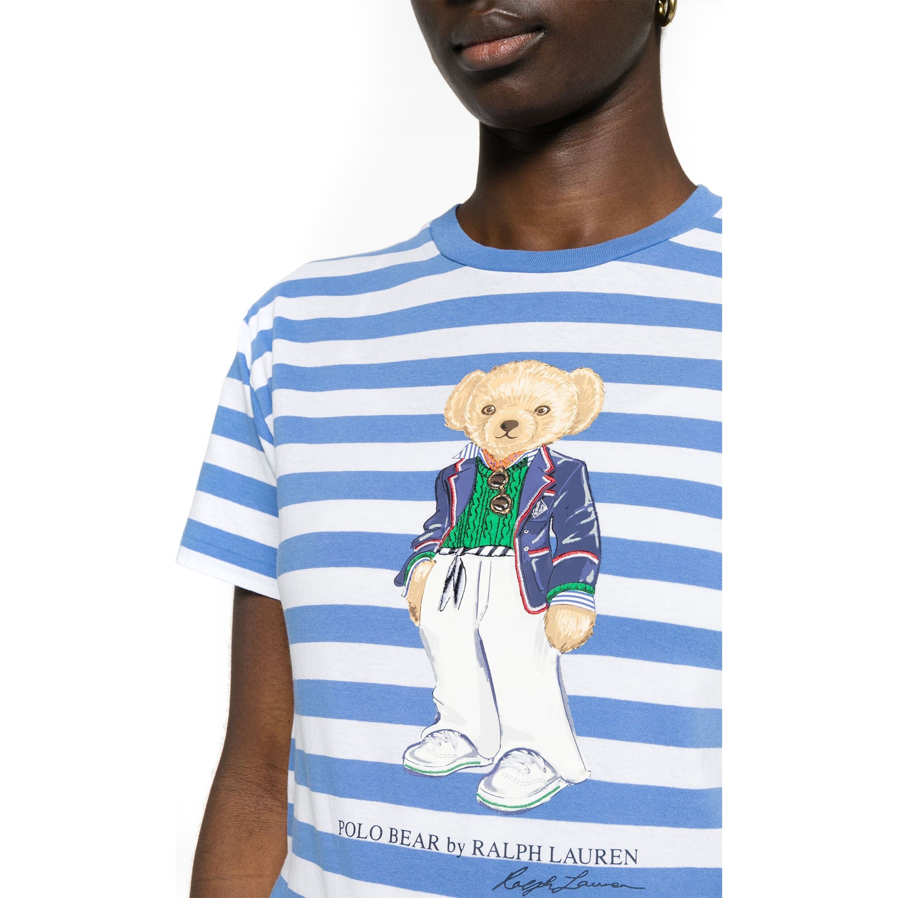 POLO RALPH LAUREN Marškinėliai trump. rankovėmis moterims, Mėlyna, Short sleeve t-shirt 4