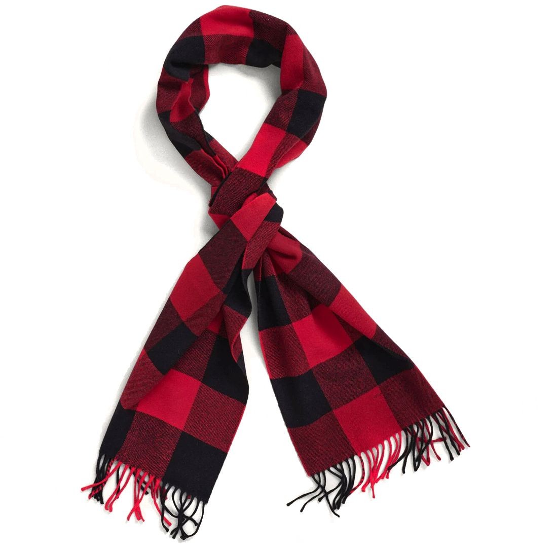 GANT Šalikas vyrams, Raudona, D2. MULTI CHECK SCARF