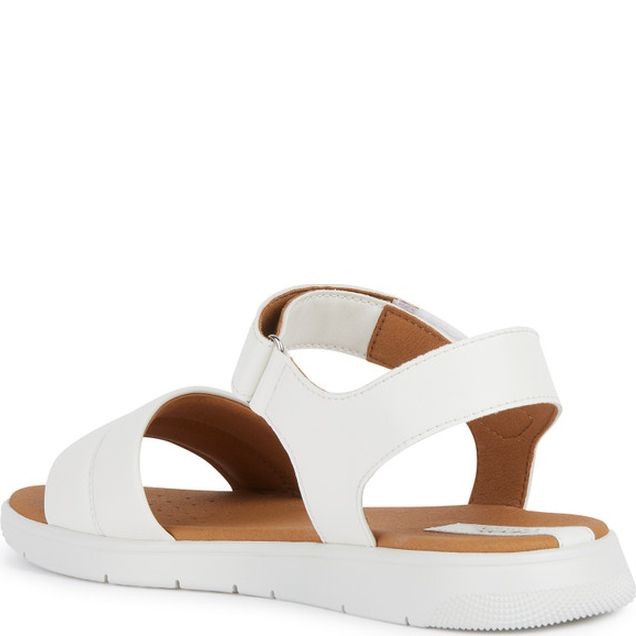 GEOX Basutės moterims, Balta, Dandra sandals 3