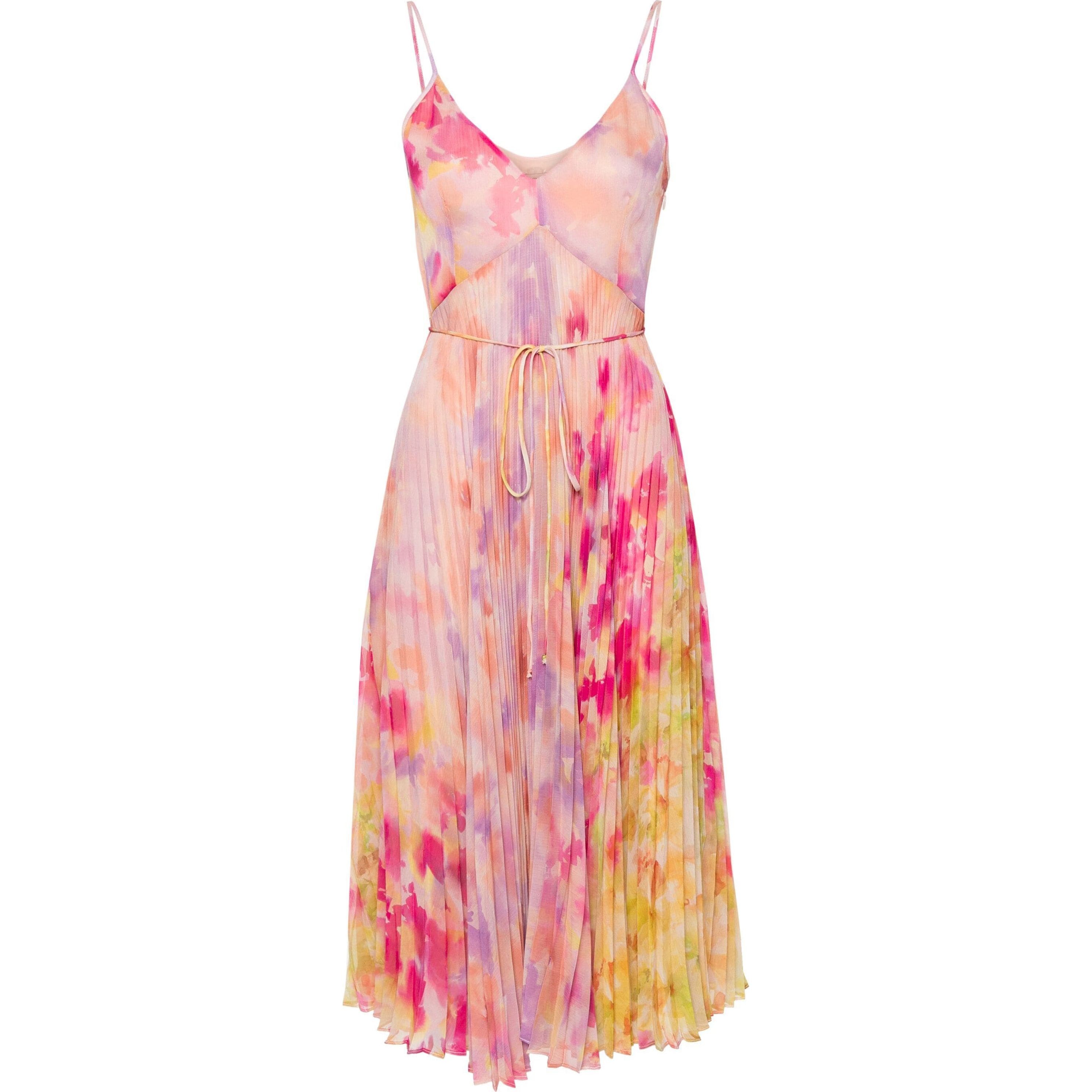 TWINSET Midi suknelė moterims, Marga, Midi creponne floral dress