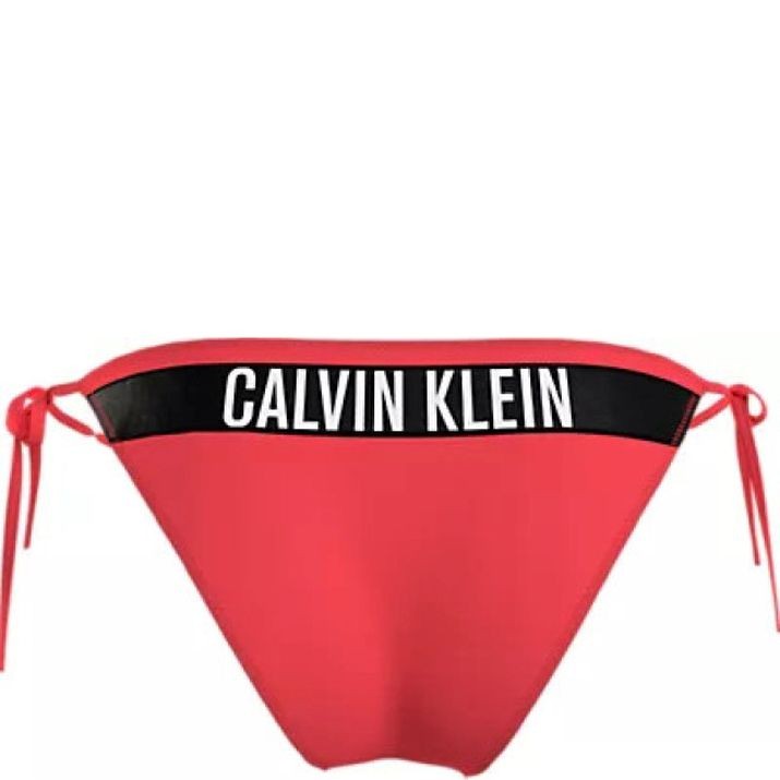 CALVIN KLEIN UW Apatinė kostiumėlio dalis moterims, Raudona, String side tie 2