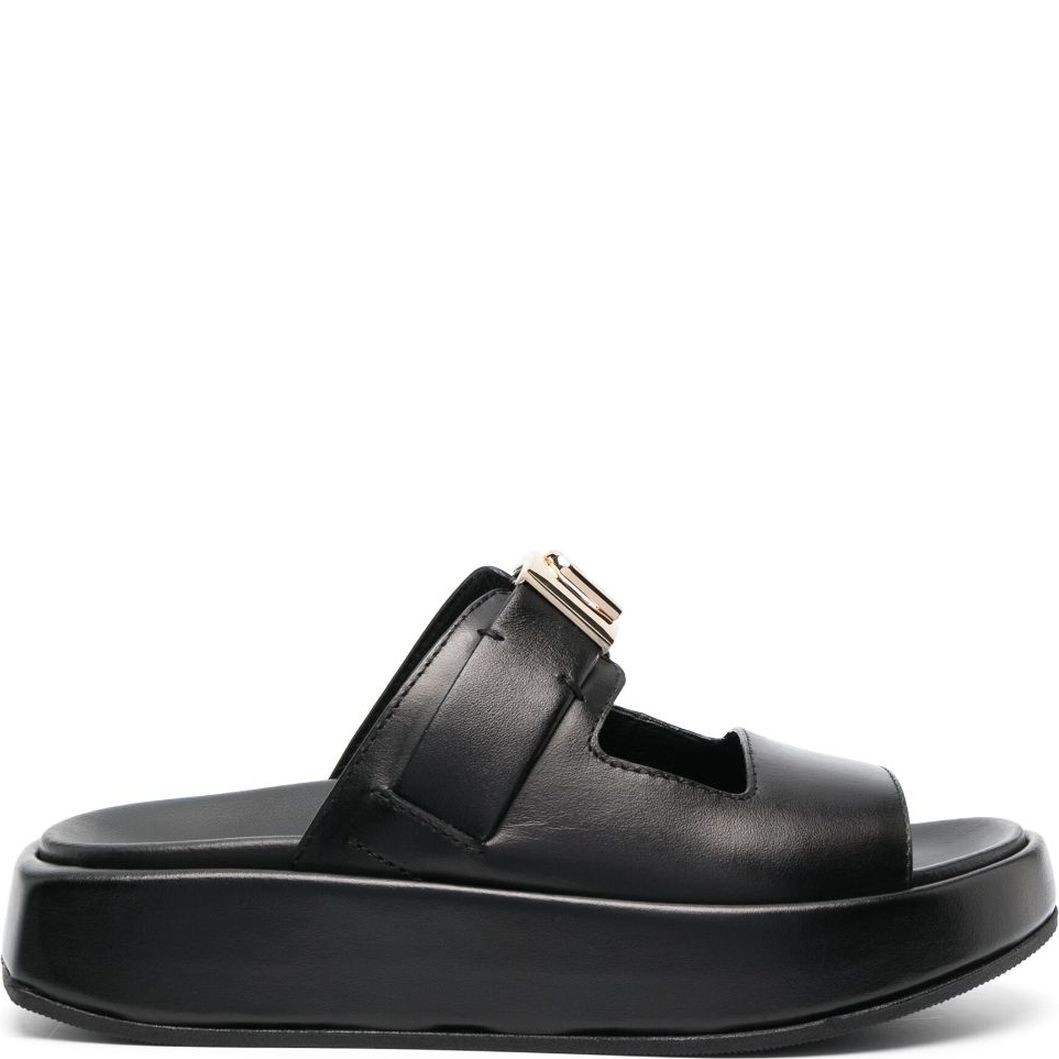 FURLA Klumpės moterims, Juoda, Furla zoe  fusbet mule 1