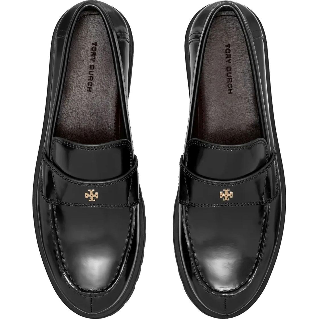 TORY BURCH Loaferiai moterims, Juoda, Classic lug loafer 4