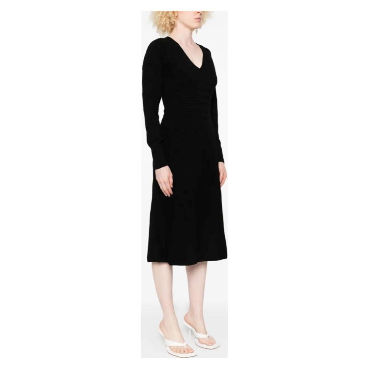 TWINSET Midi suknelė moterims, Juoda, Knitted dress 3