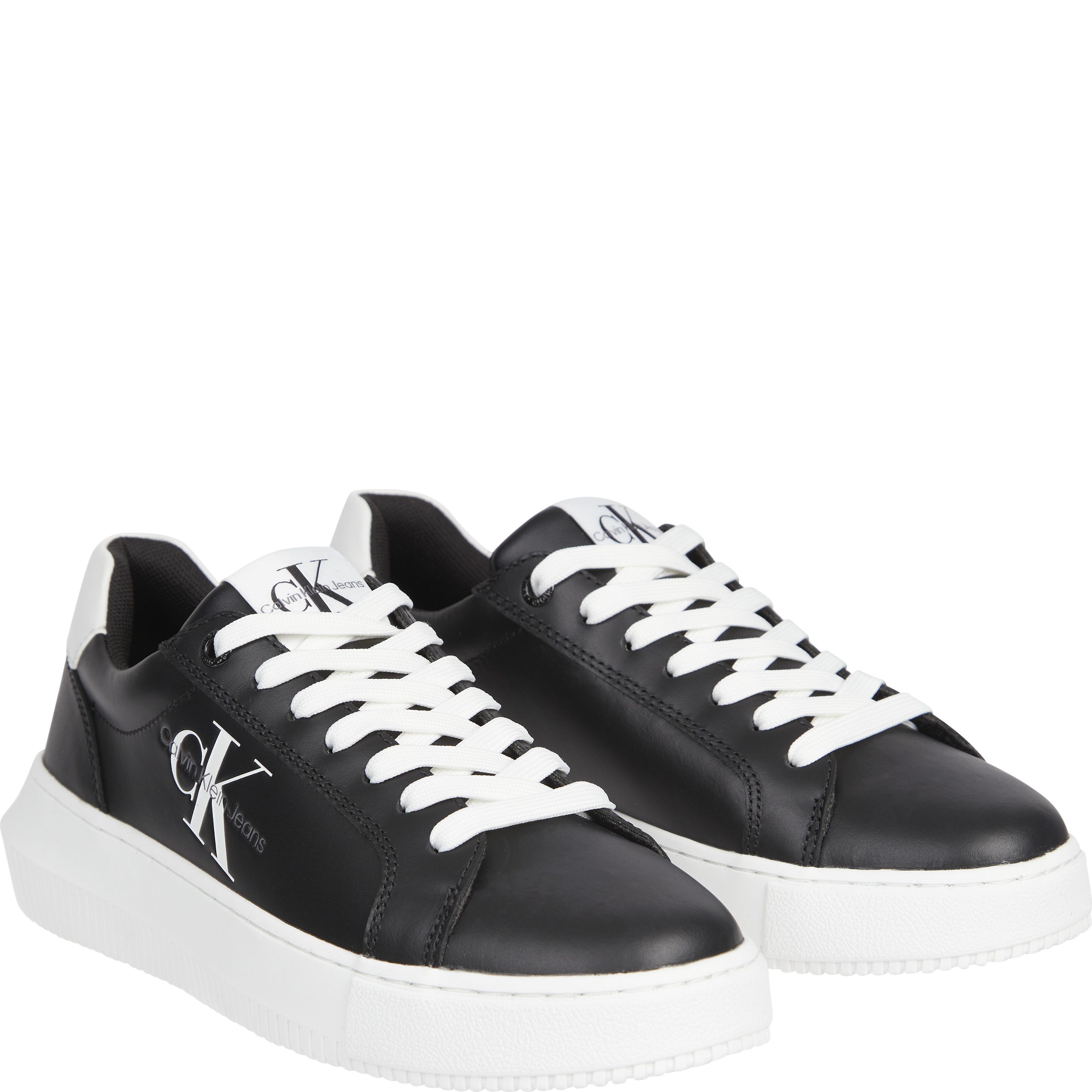 CALVIN KLEIN JEANS Laisvalaikio bateliai moterims, Juoda, Chunky cupsole laceup leisure 1