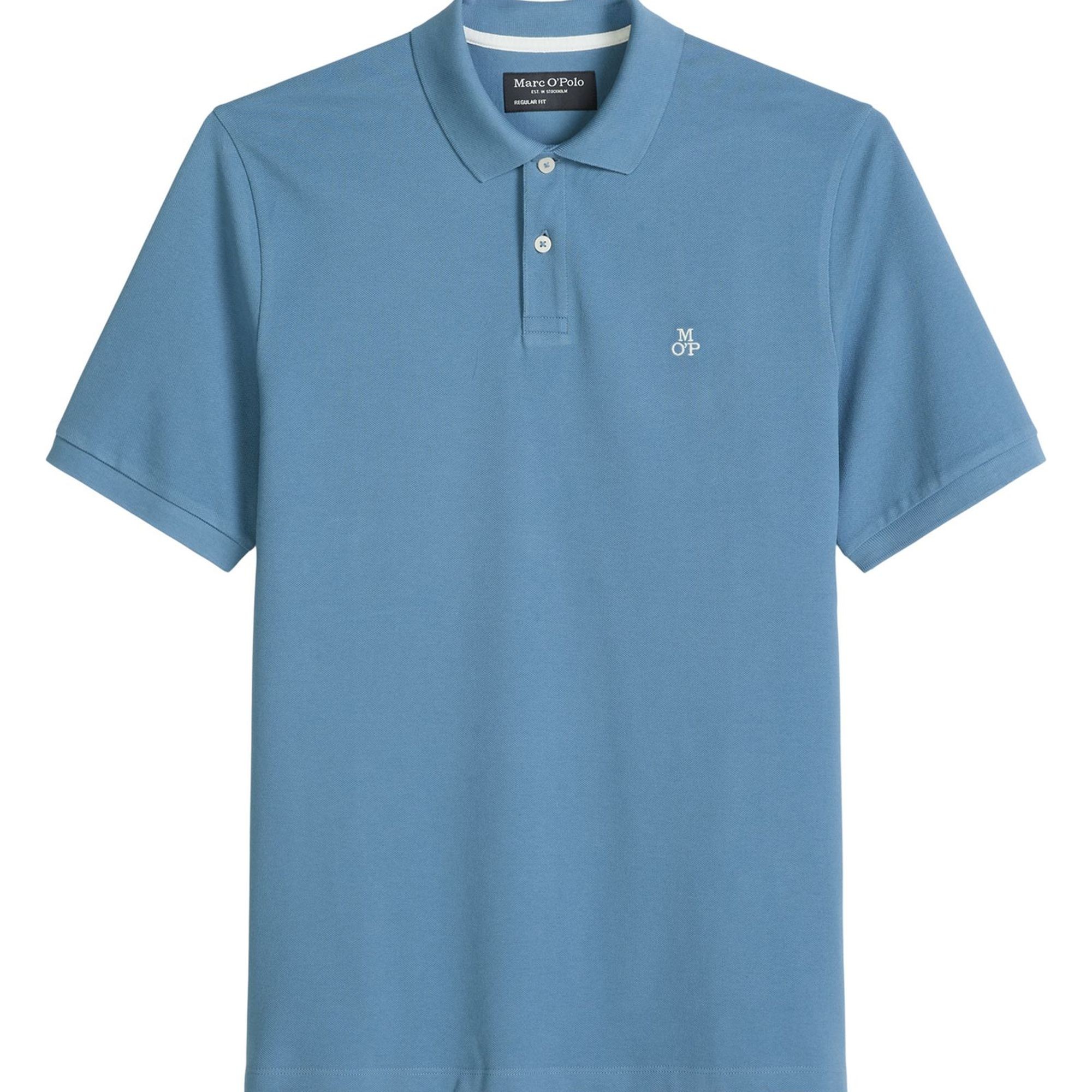 MARC O'POLO Polo marškiniai trumpos rank. vyrams, Mėlyna, 5000012674 Polo short