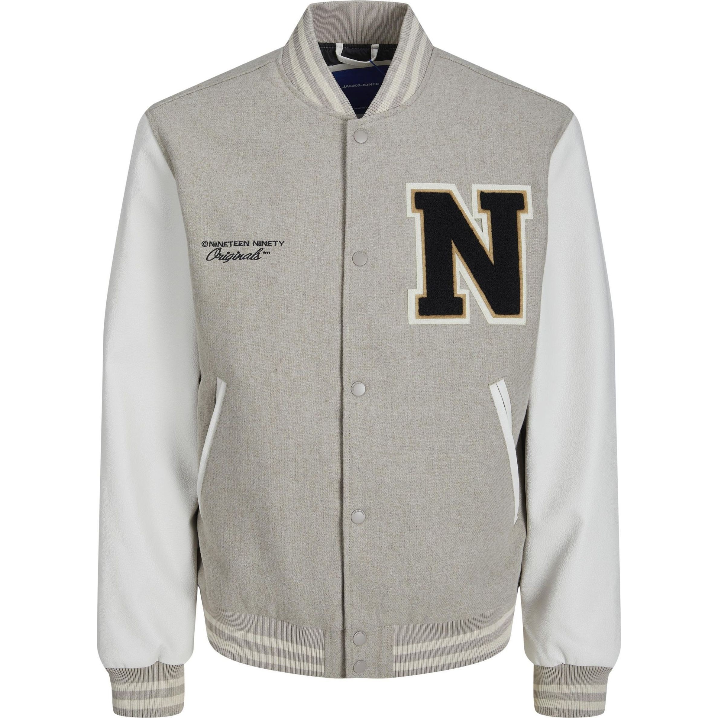 JACK & JONES Striukė vyrams, JORCOLLEGE WOOL BLEND 1