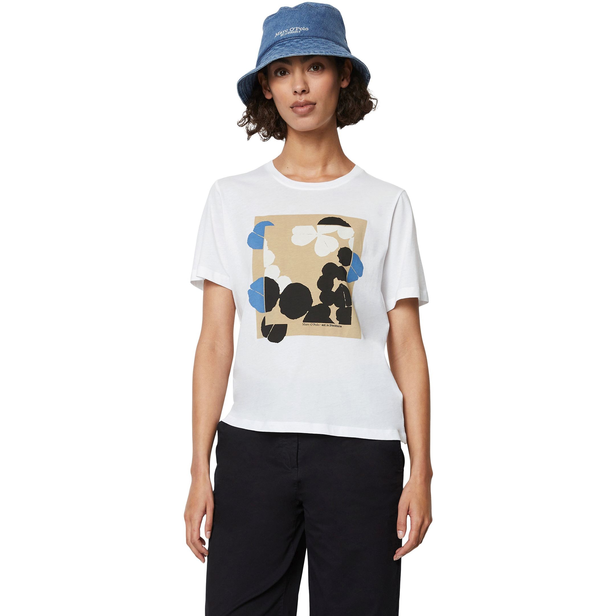 MARC O'POLO Marškinėliai moterims, Balta 2
