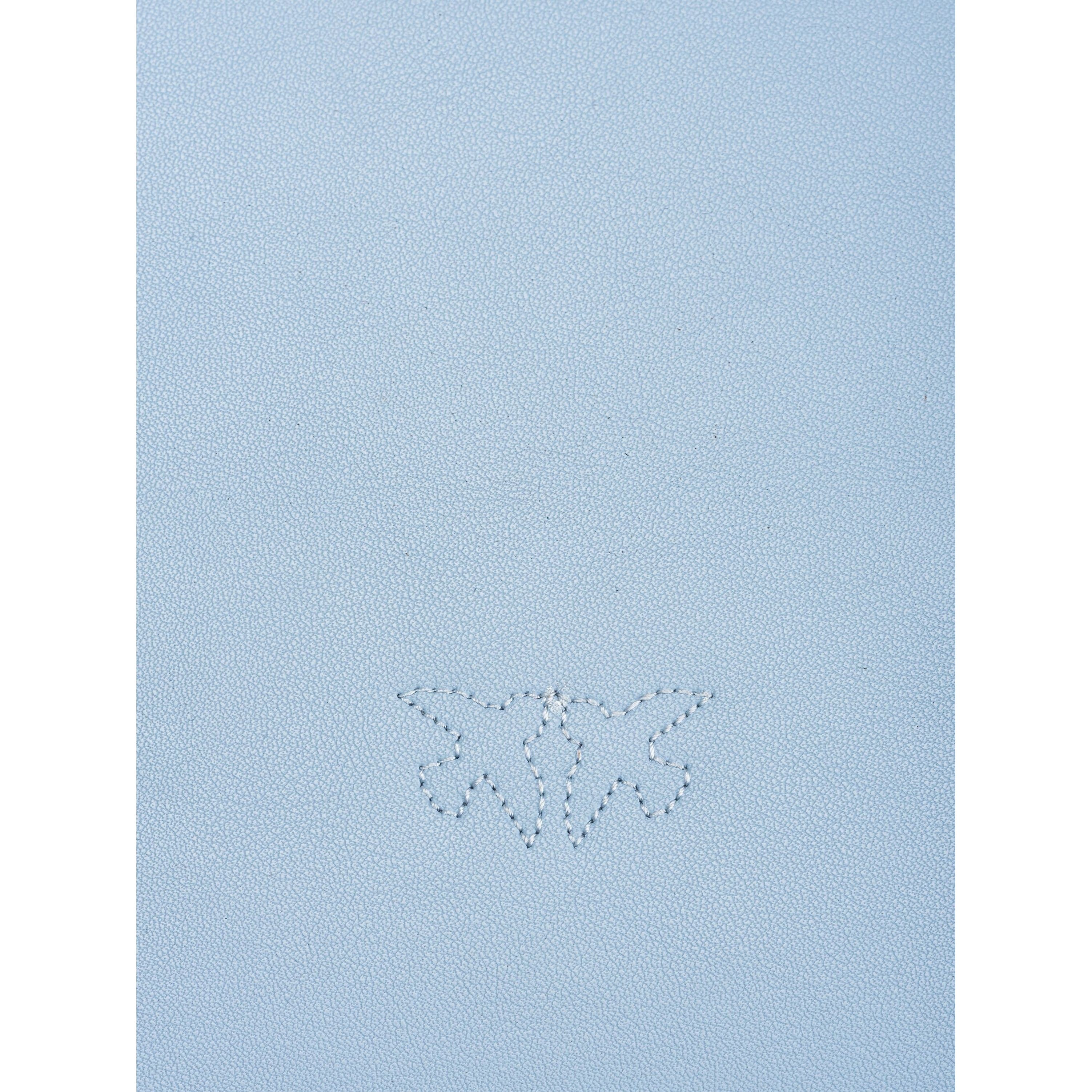 PINKO Pirkinių krepšys moterims, Mėlyna, Small love tote bag 3