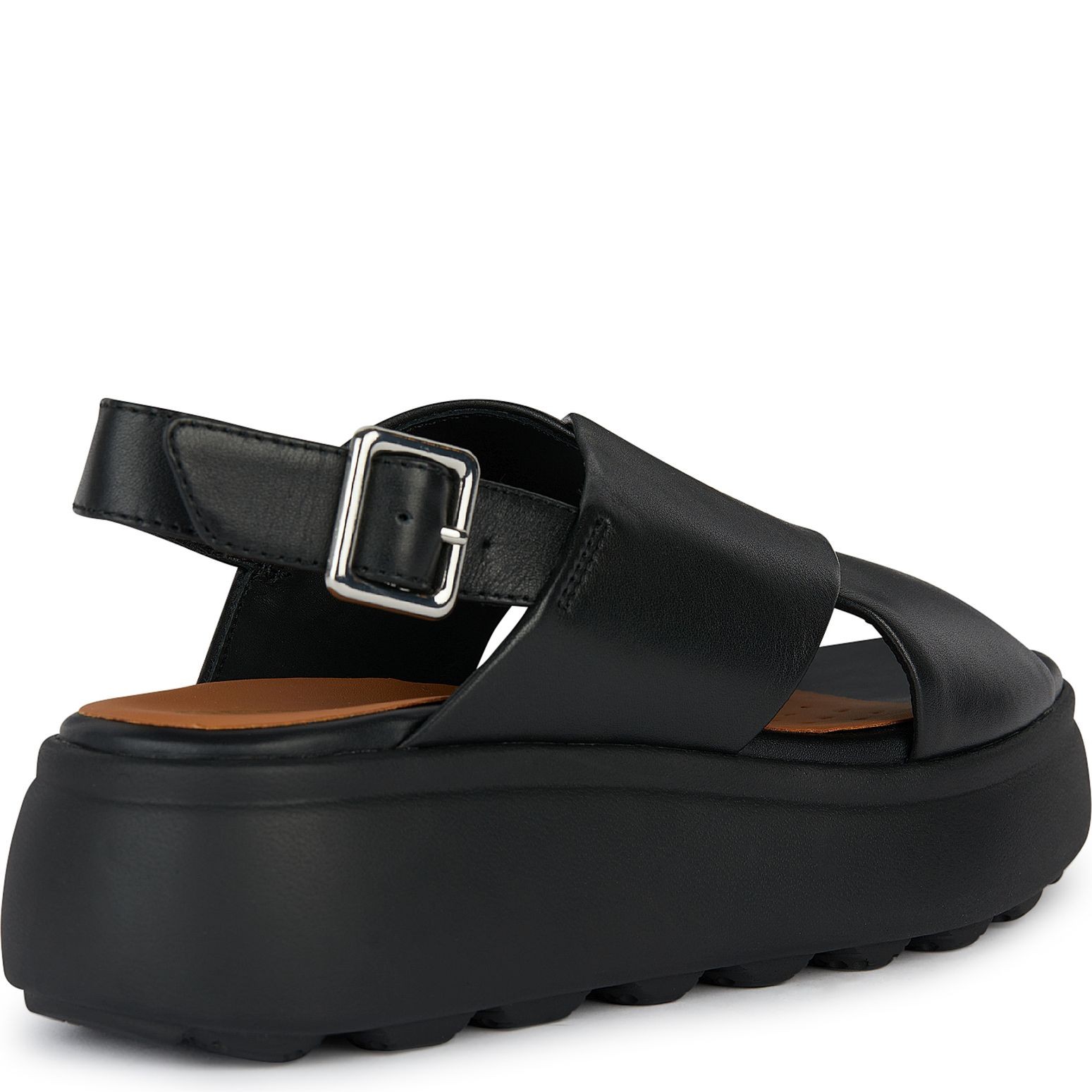 GEOX Basutės moterims, Juoda, Spherica ec4 sandals 4