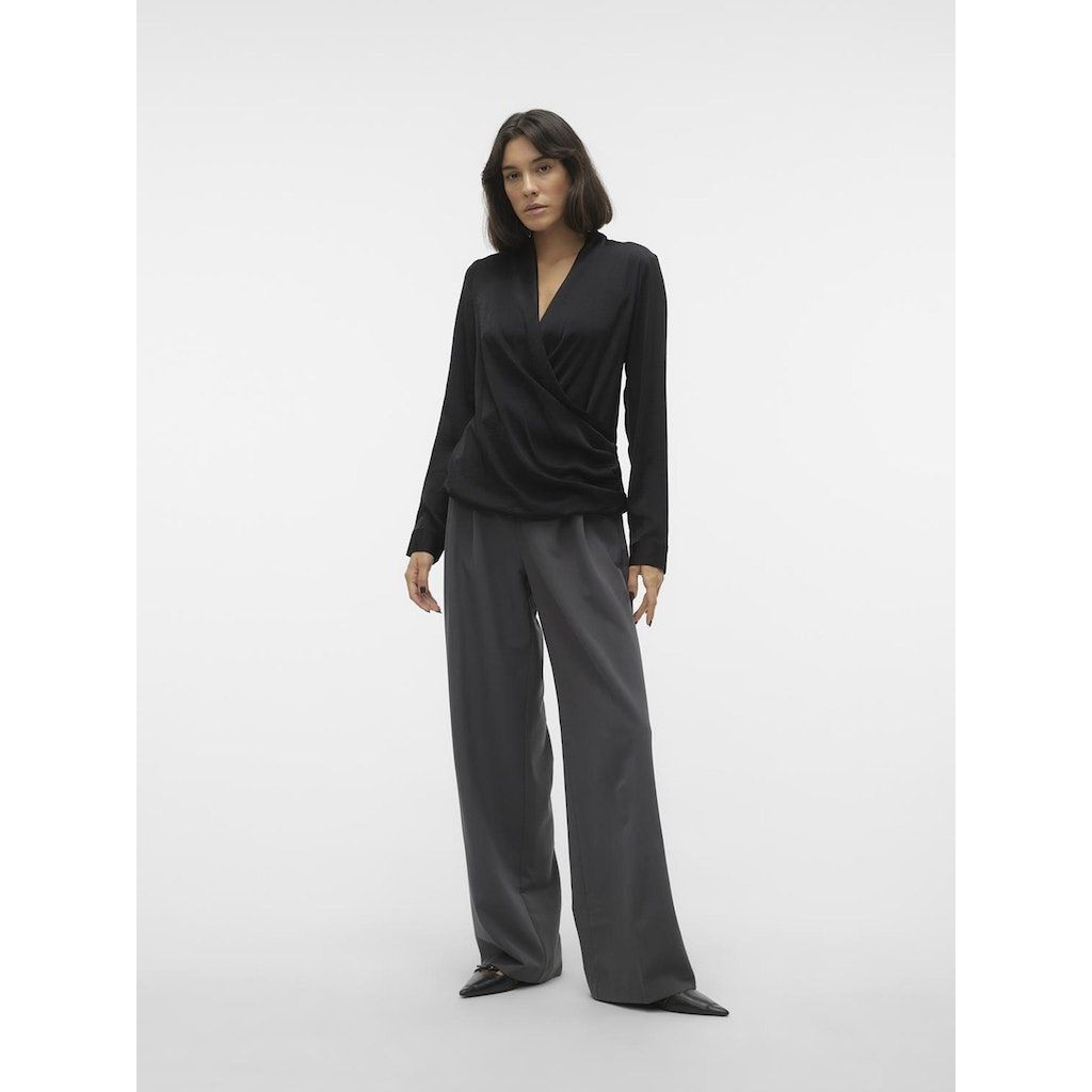 VERO MODA Palaidinės moterims, Juoda, VMKATRINE L/S MIDI 4