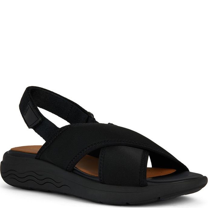 GEOX Basutės moterims, Juoda, Spherica ec5 sandals 2