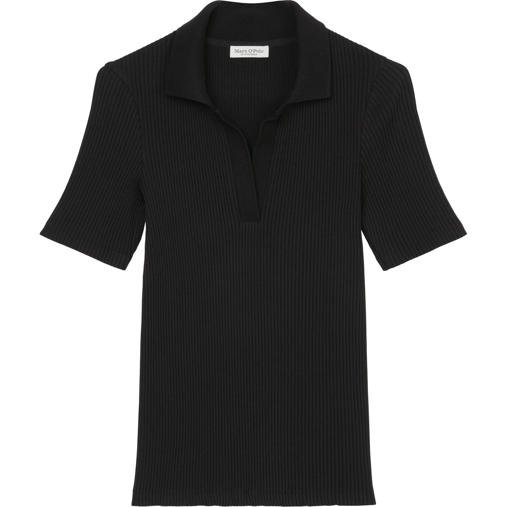 MARC O'POLO Polo marškiniai trumpos rank. moterims, Juoda 1