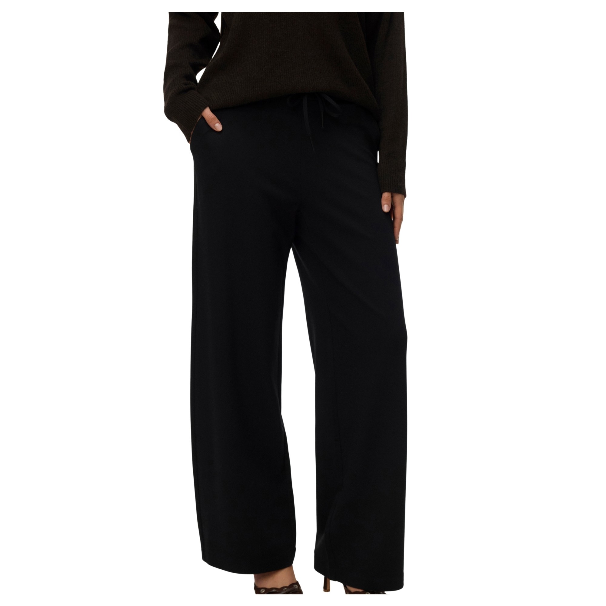 VERO MODA Kelnės moterims, Juoda, Eva 1