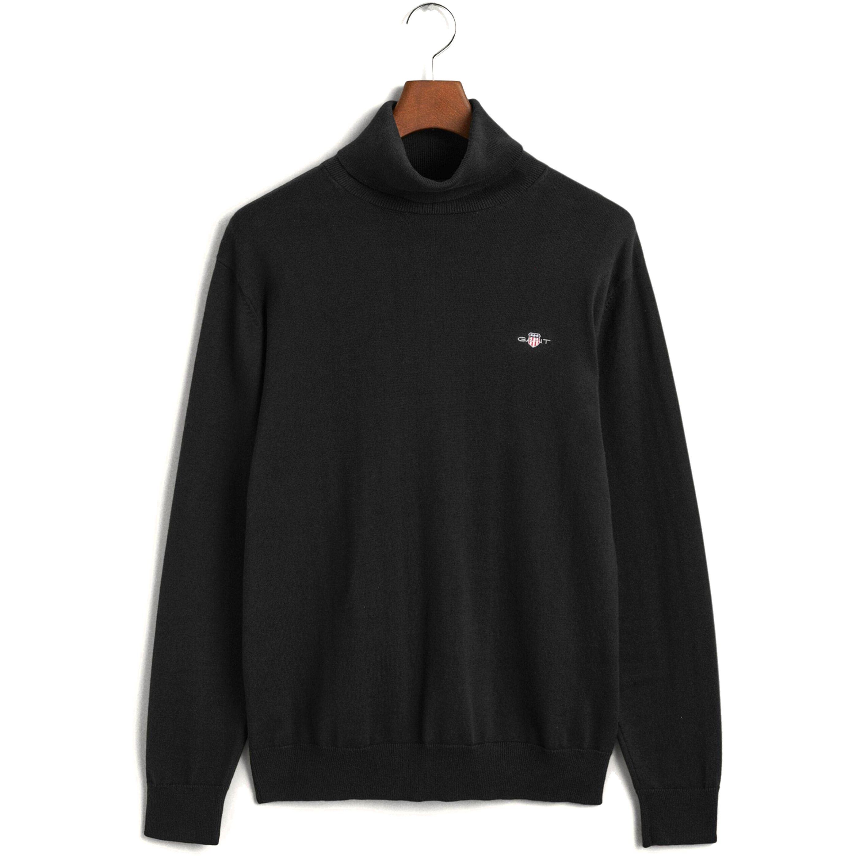 GANT Megztinis vyrams, Juoda, CLASSIC COTTON 1