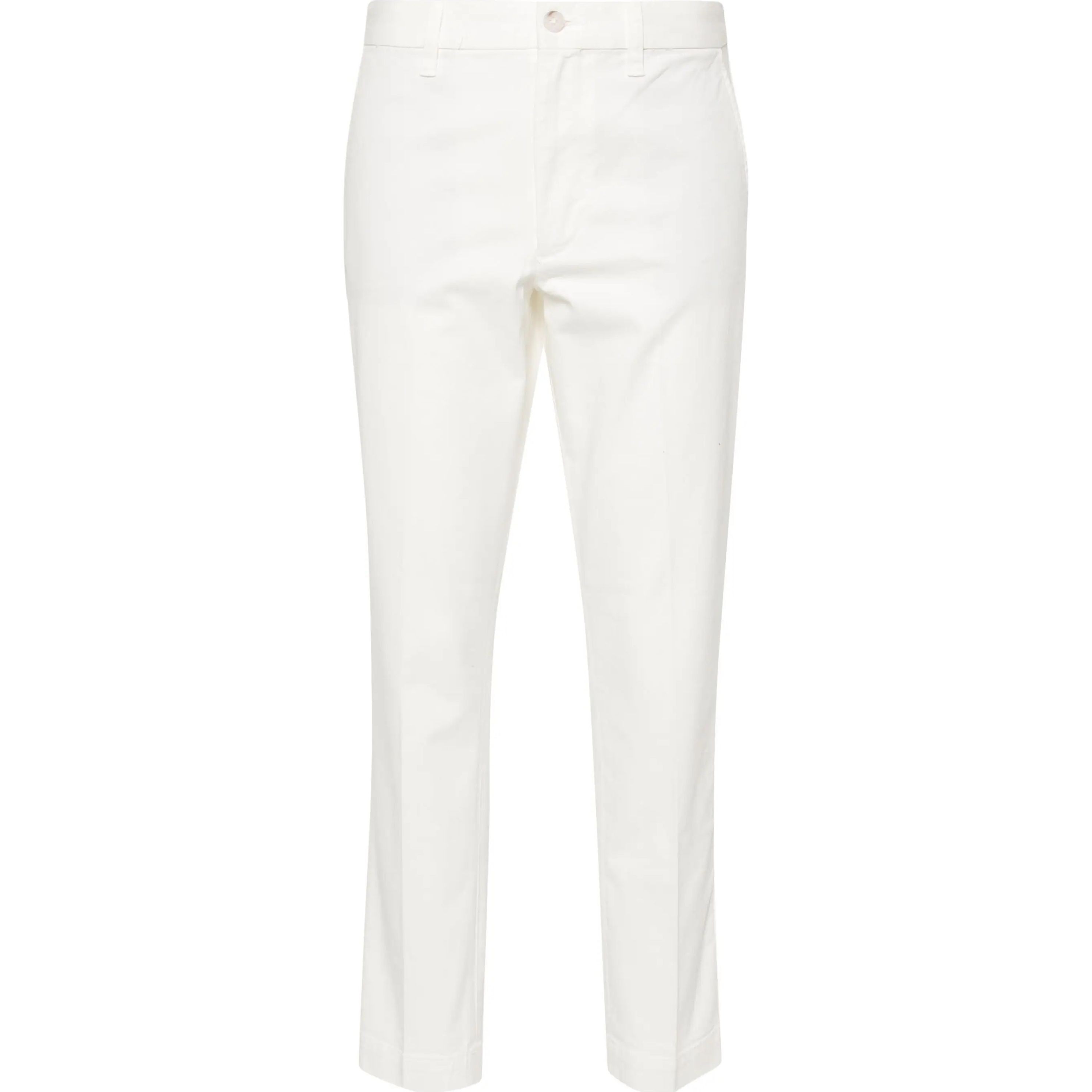 POLO RALPH LAUREN Kelnės moterims, Balta, Sweatpant ankle pant