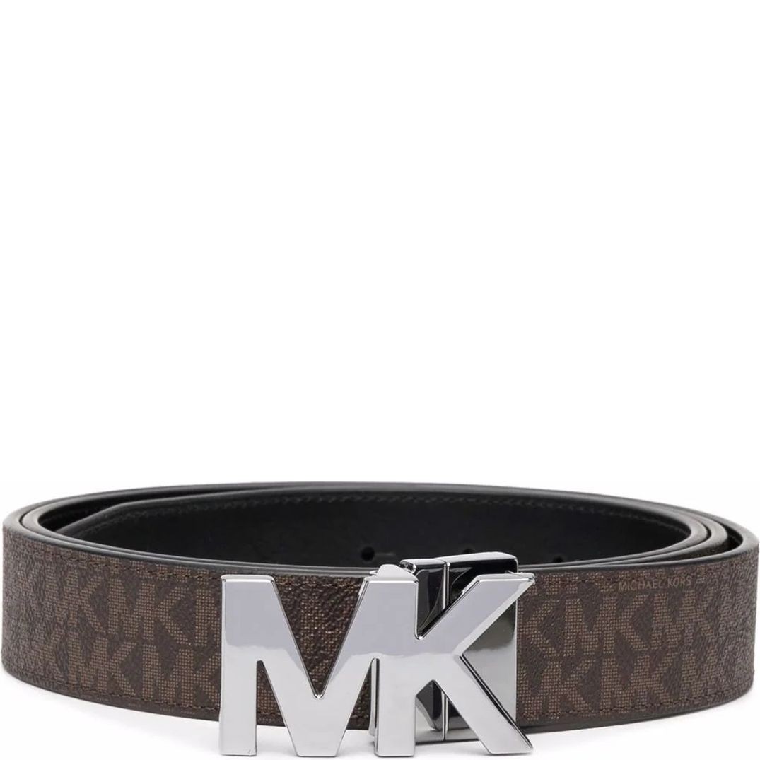 MICHAEL KORS Diržas vyrams, Ruda, 4-In-1 Logo Belt Box Set 3