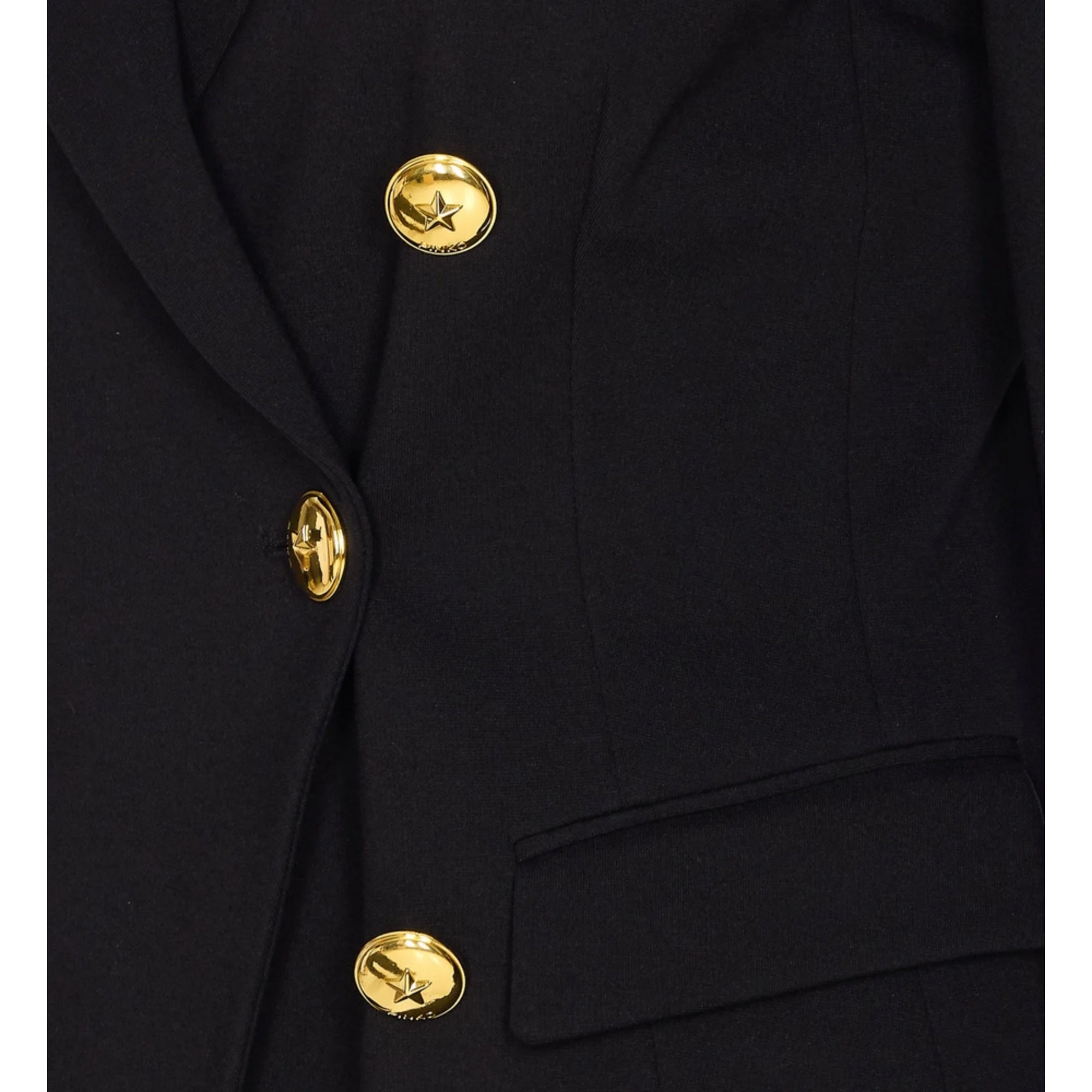 PINKO Švarkas moterims, Juoda, Full milano knit blazer 3