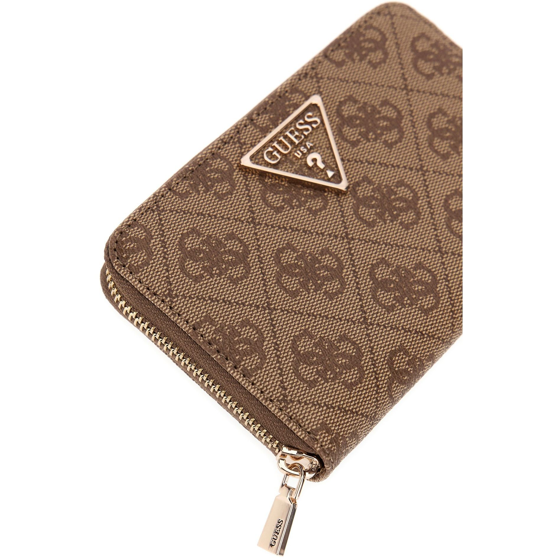 GUESS Piniginė moterims, Smėlio, Laurel wallet 4