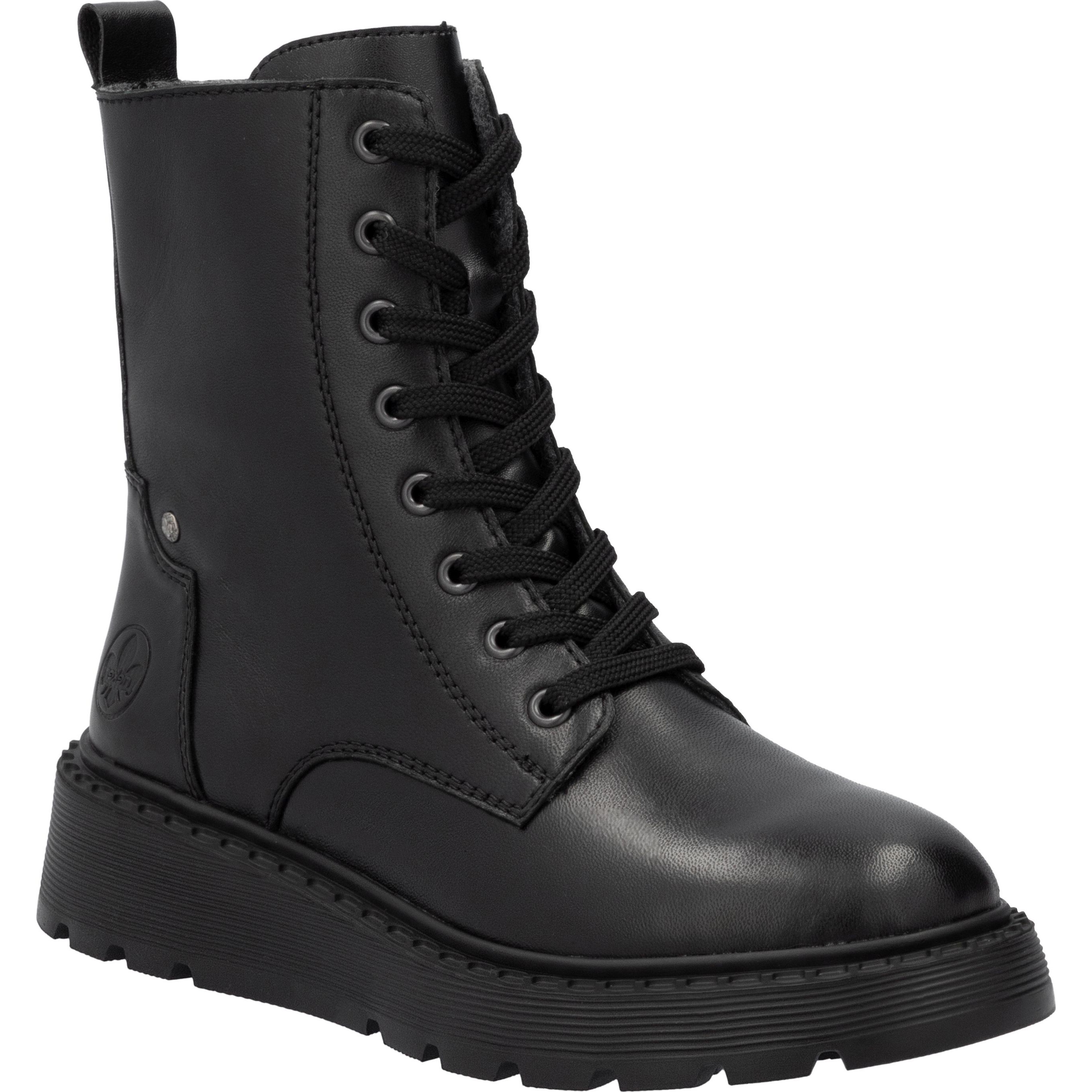 RIEKER Aulinukai moterims, Juoda, Ladies mid height boots 1