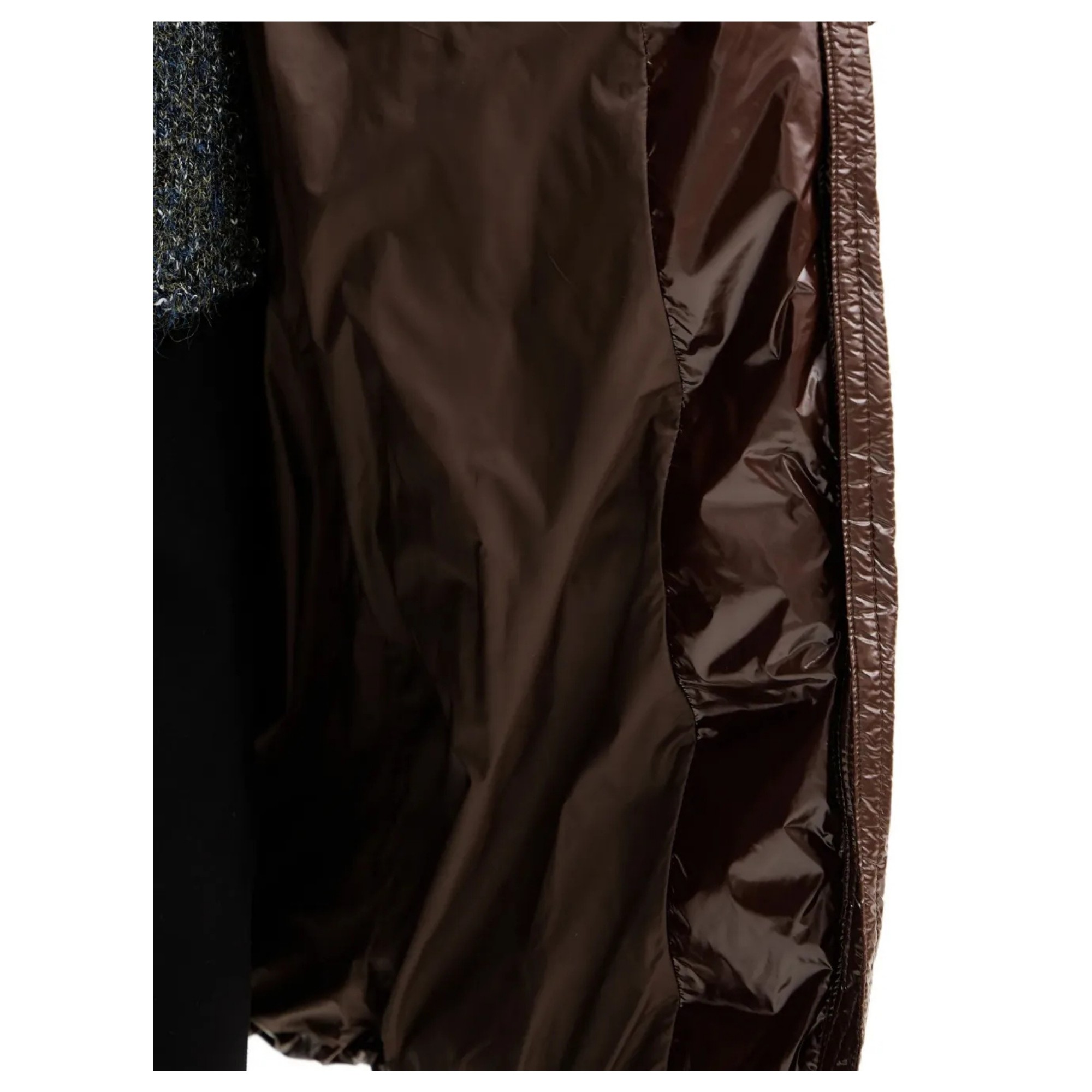 PINKO Pūkinė striukė moterims, Ruda, Burro quilted jacket 4