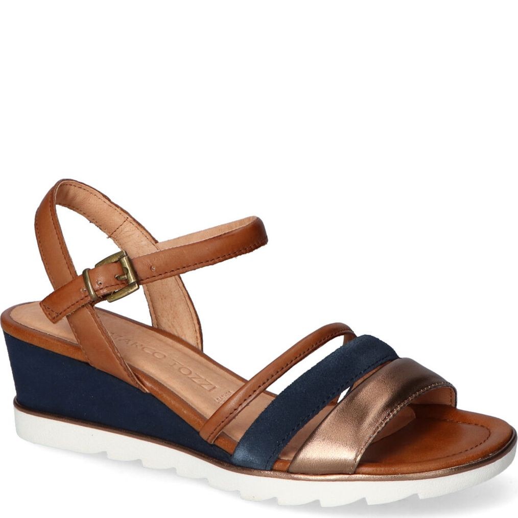 MARCO TOZZI Basutės moterims, Mėlyna, SANDALS 1