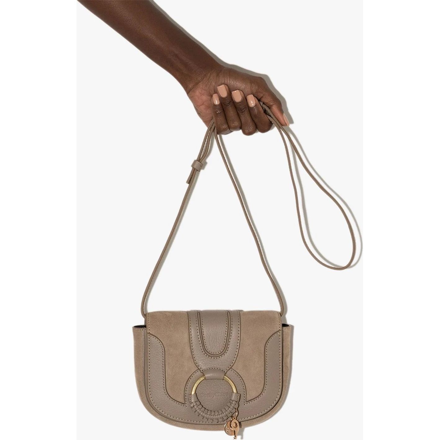 SEE BY CHLOE Rankinė per petį moterims, Pilka, Hana sbc mini bags 4