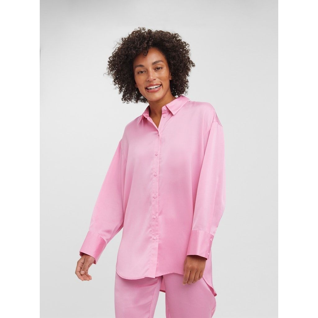 VERO MODA Marškiniai moterims, Rožinė, VMRIE OLI LS OVERSHIR 2