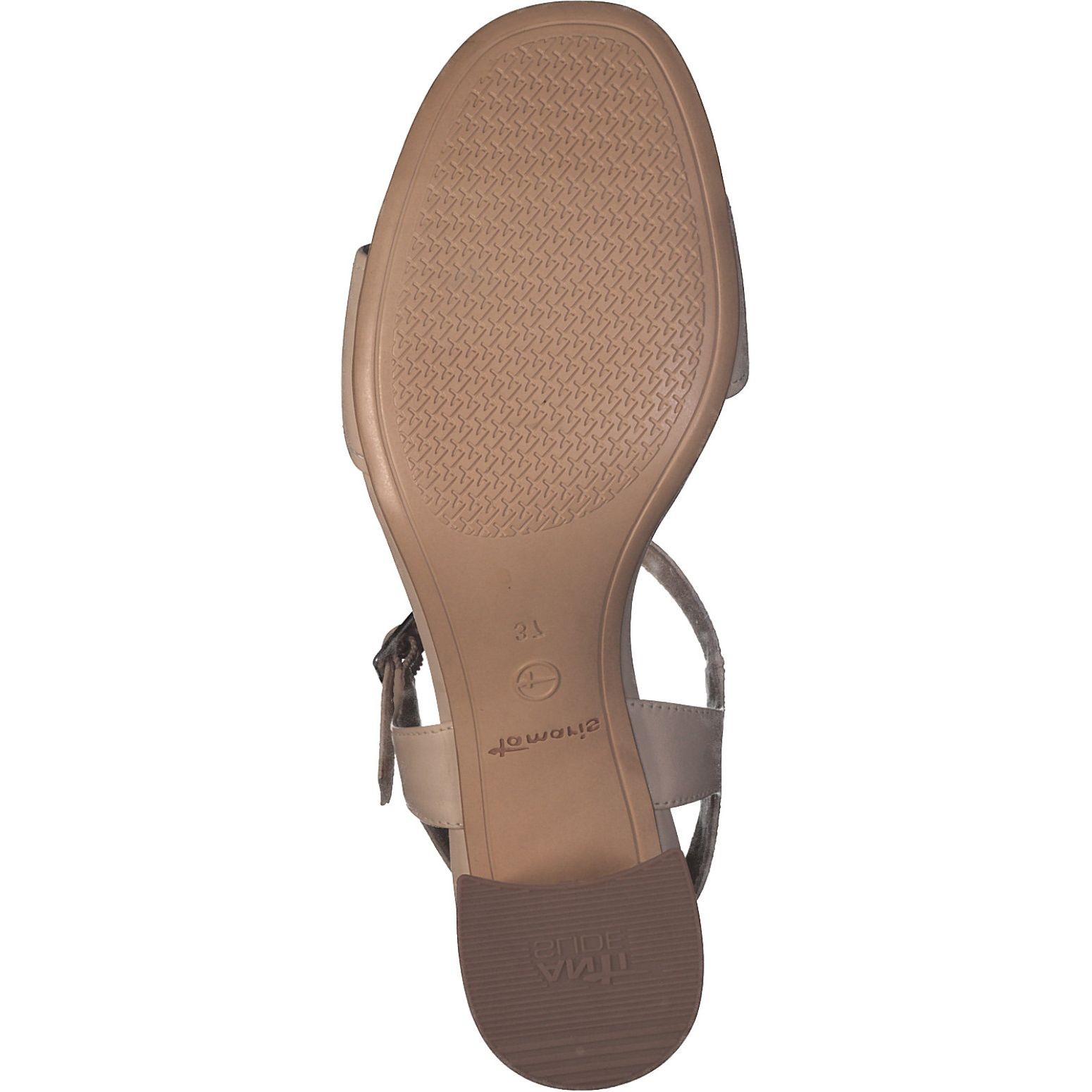 TAMARIS Basutės moterims, Smėlio, SANDALS 4