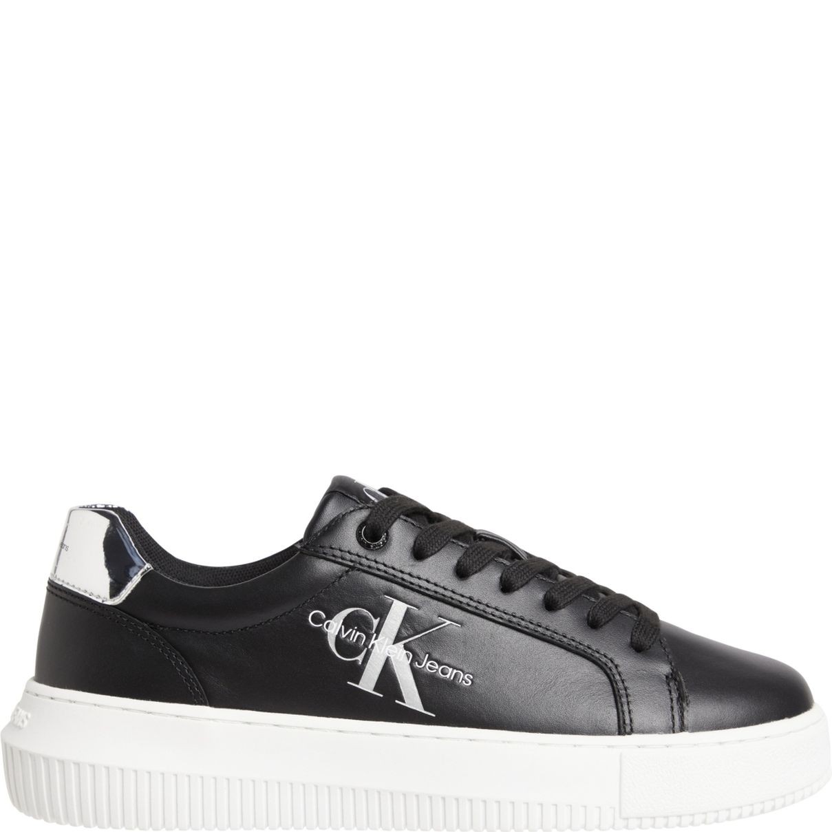 CALVIN KLEIN JEANS Sportiniai bateliai moterims, Juoda, Chunky cupsole mono sport shoe 2