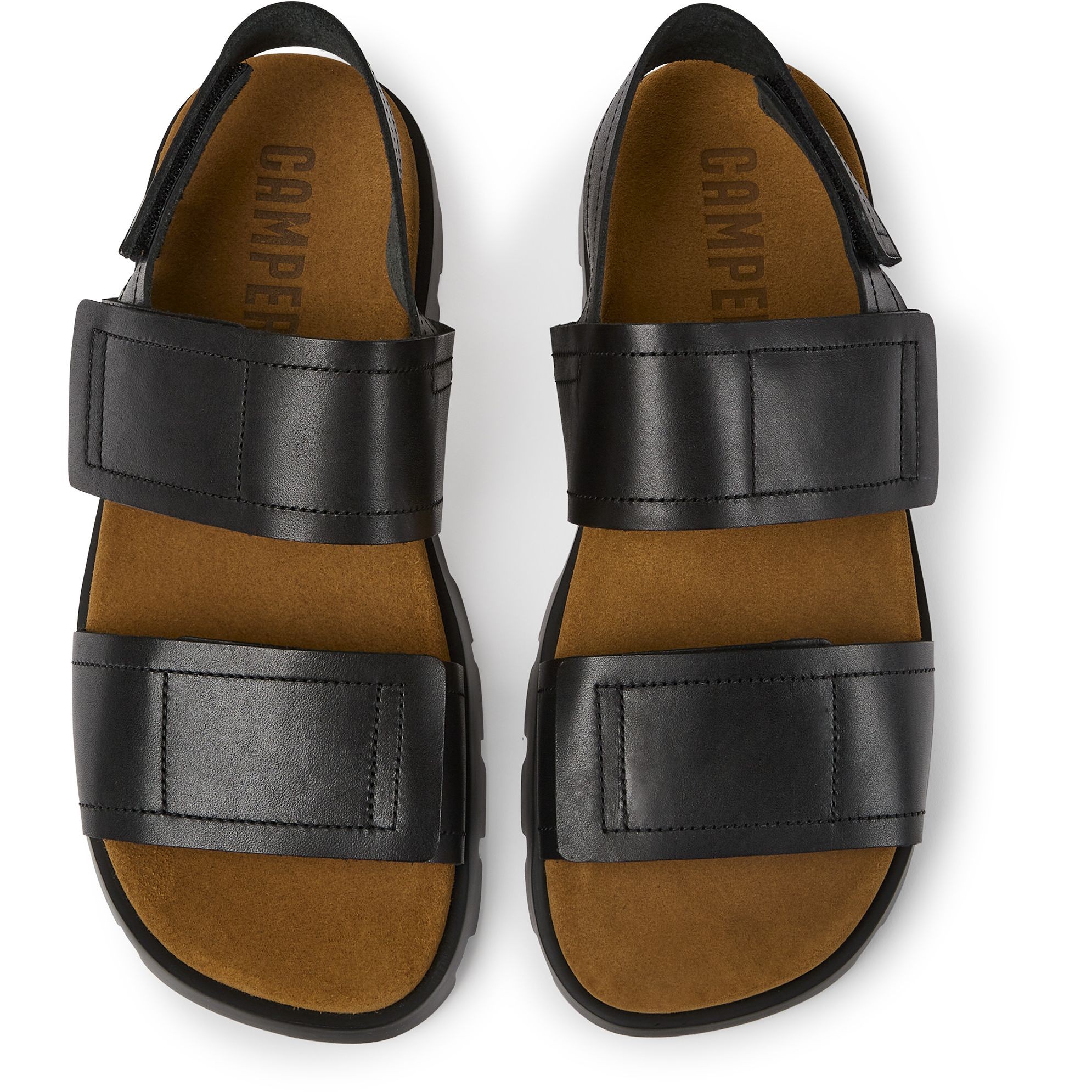 CAMPER Basutės vyrams, Juoda, Brutus Sandals 3