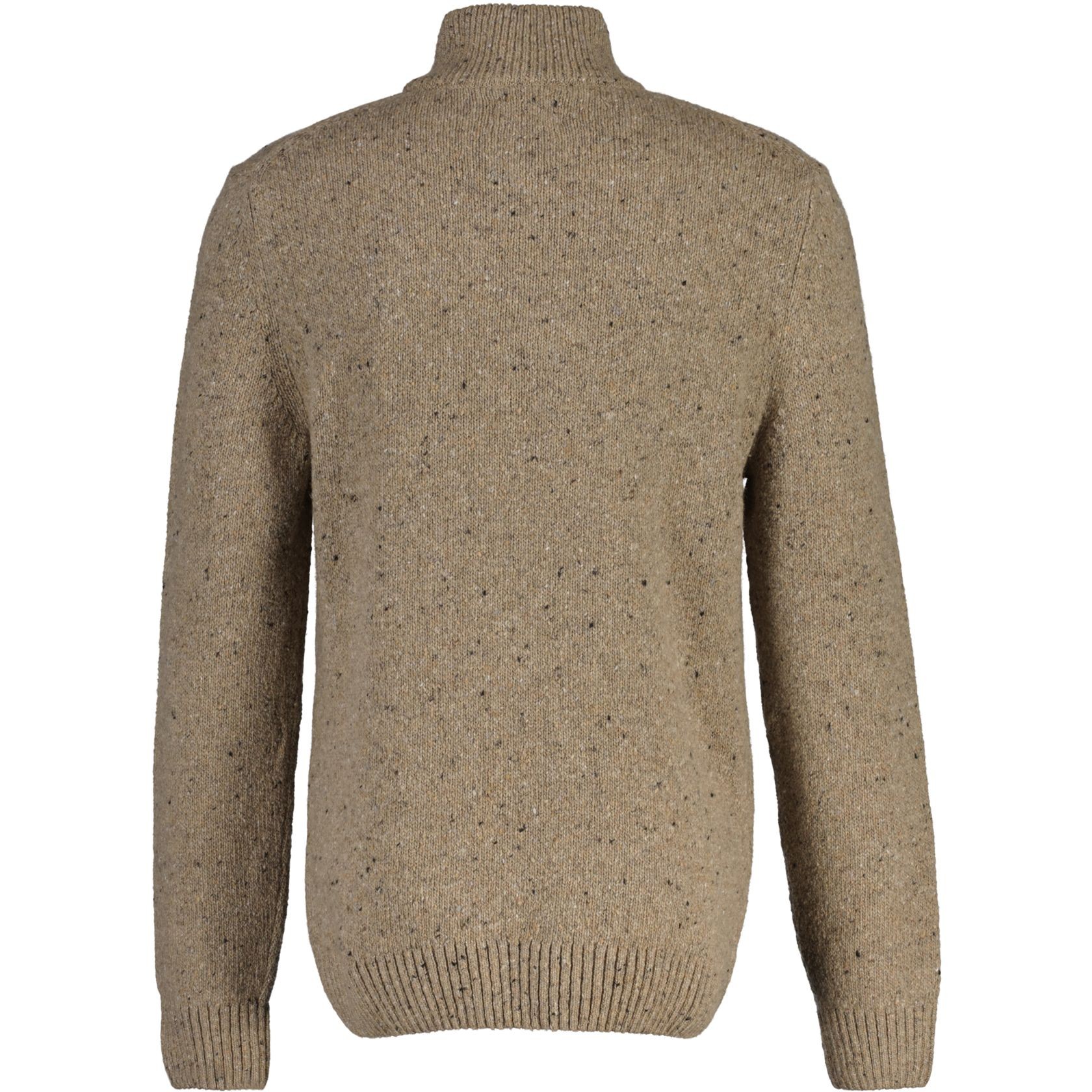 GANT Megztinis su kaklu vyrams, Ruda, wool blend neps half 2
