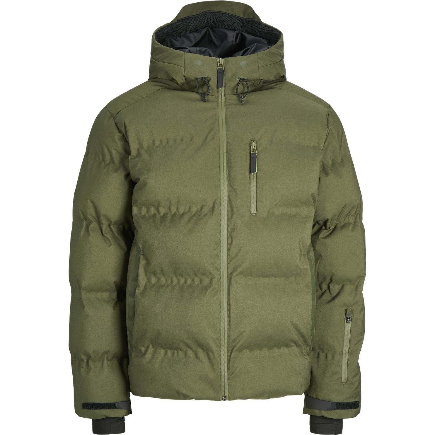 JACK & JONES Striukė vyrams, Chaki, JCOSWEEP PUFFER SN