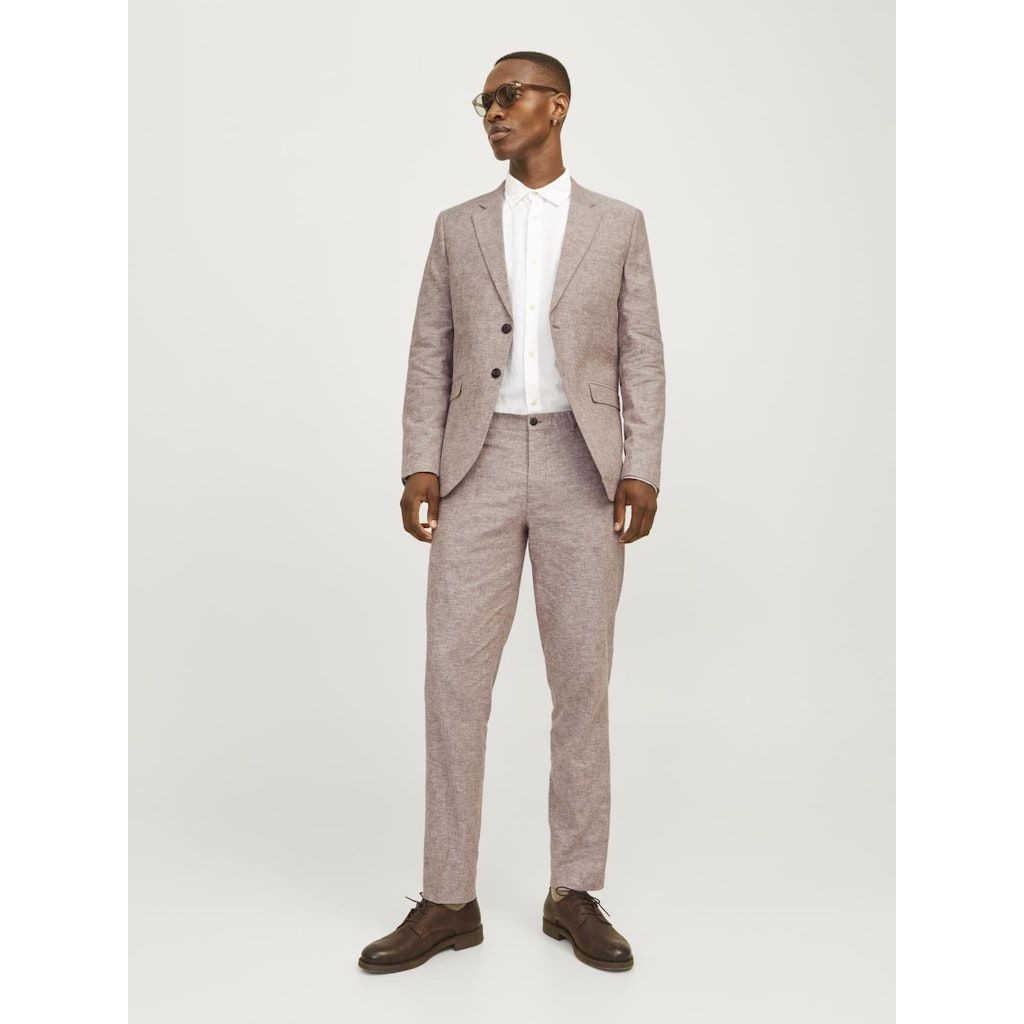 JACK & JONES Kelnės vyrams, Ruda, JPRRIVIERA LINEN TR 6